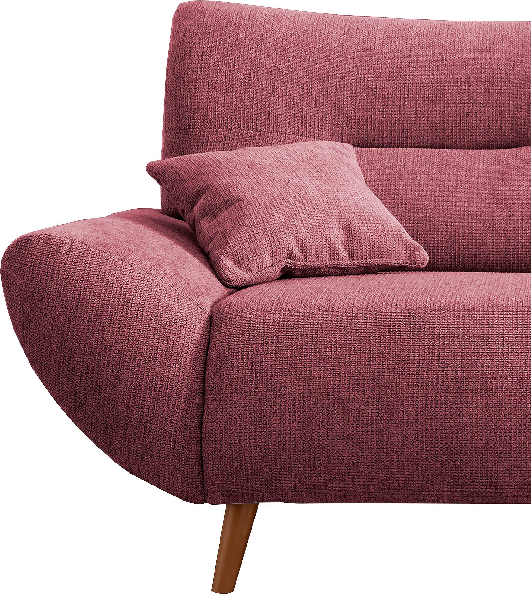 INOSIGN 2-zitsbank Drago elegant en tijdloos, comfortabel, houten voet