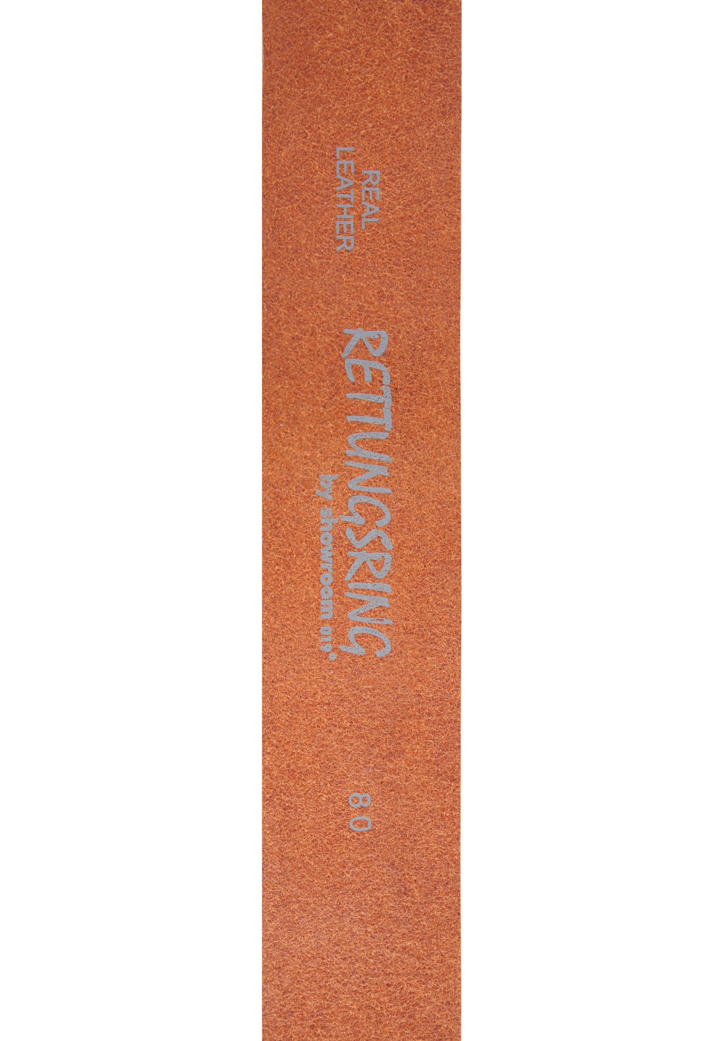 RETTUNGSRING by showroom 019° Leren riem met verwisselbare sluiting "oester schelp rosé"