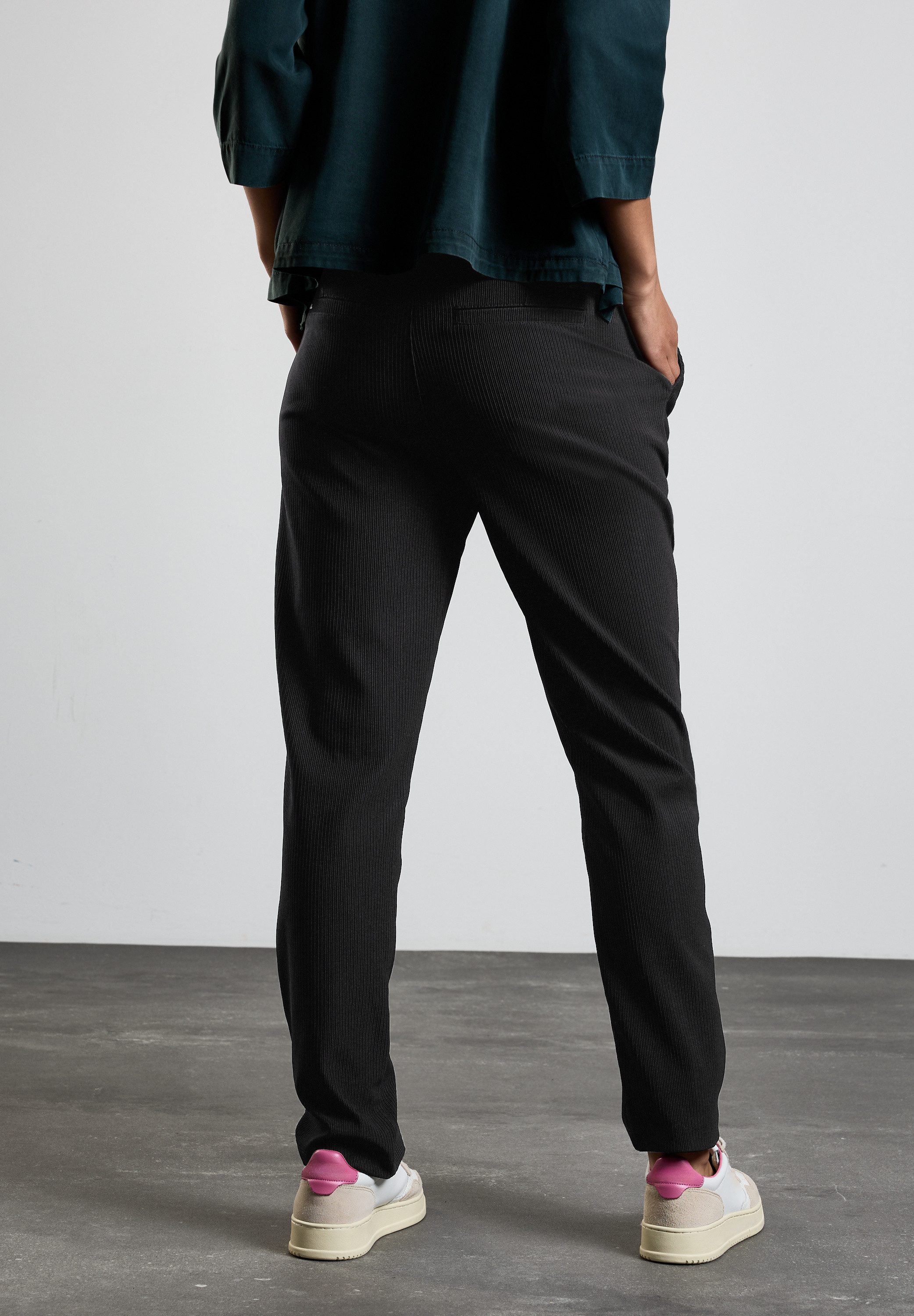 STREET ONE Homewearbroek Style Bonny met ribstructuur