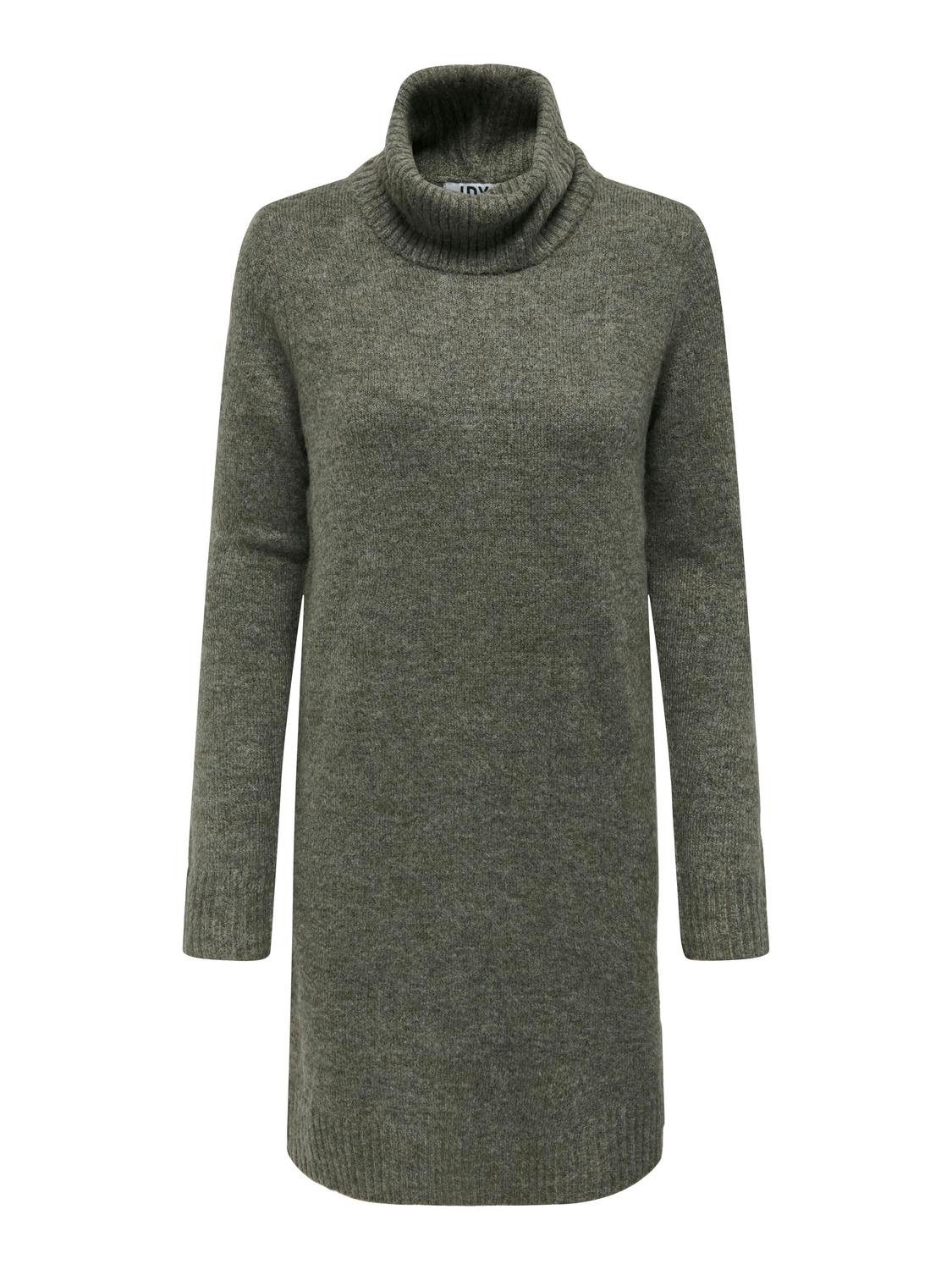 JDY Gebreide jurk ELANORA L S COWLNECK DRESS KNT NOOS