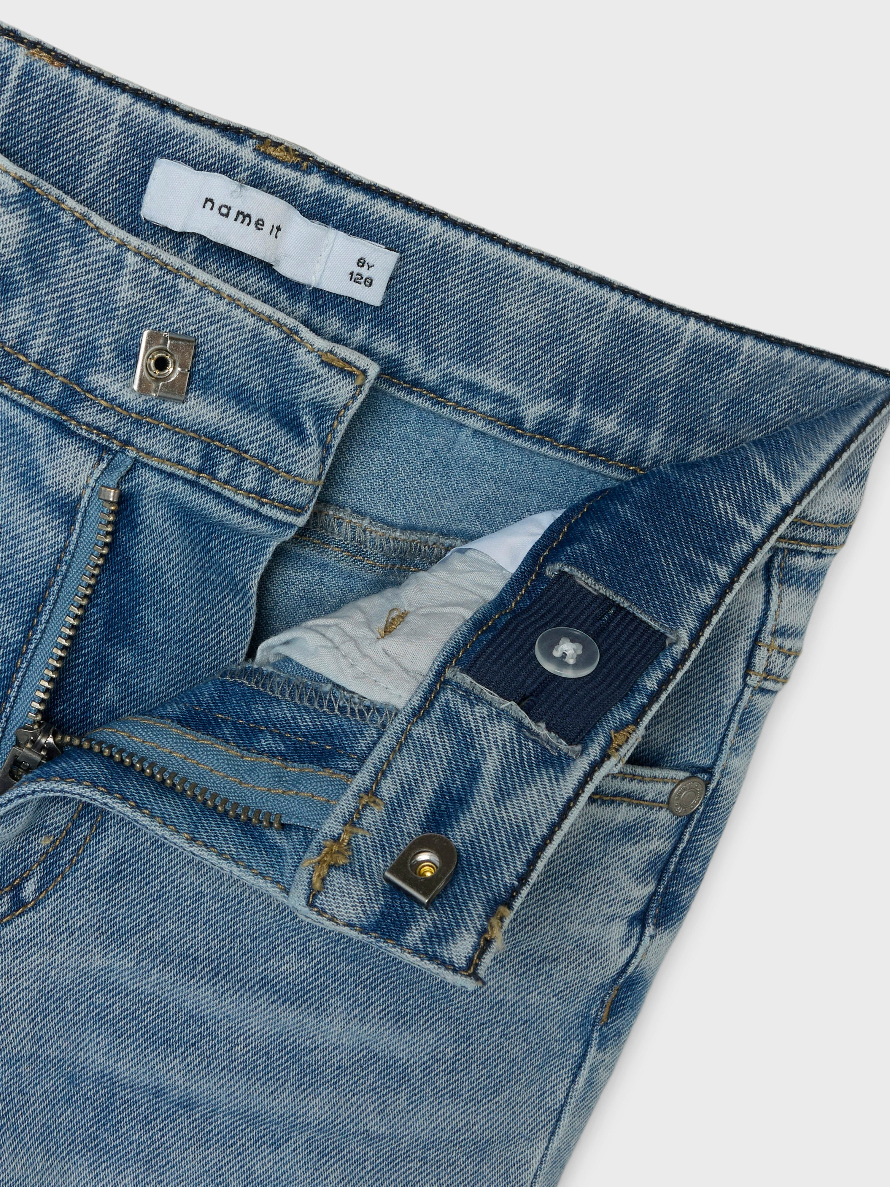 Name It Slim fit jeans NKMTHEO XSLIM JEANS 1280-GY NOOS