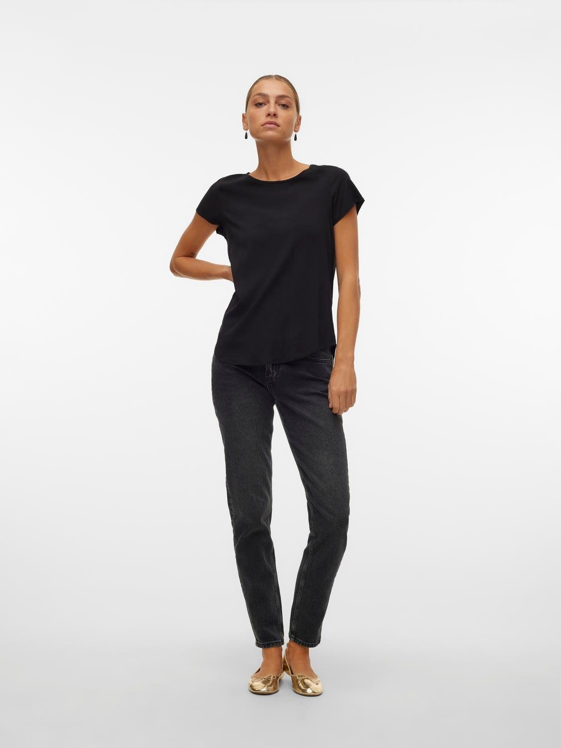 Vero Moda Shirt VMBELLA SS TOP WVN GA NOOS