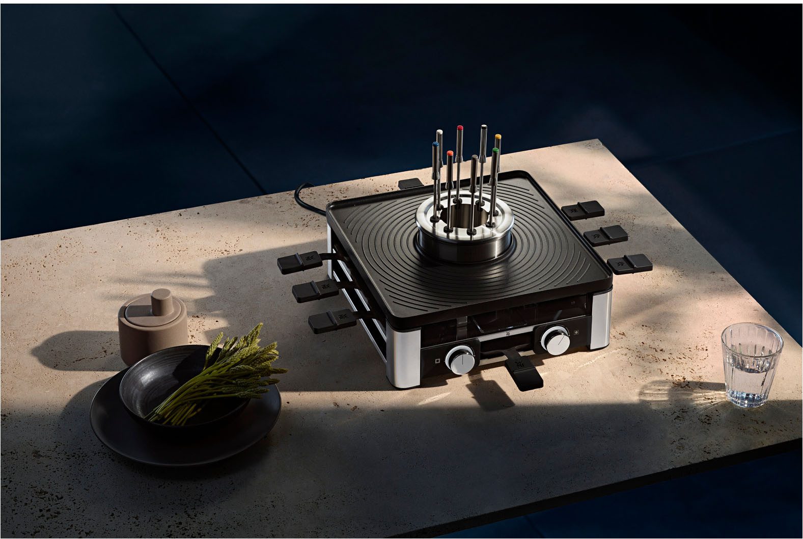 WMF Raclette Lumero gourmetstation 3-in-1, raclette, fondue en indoor-grill