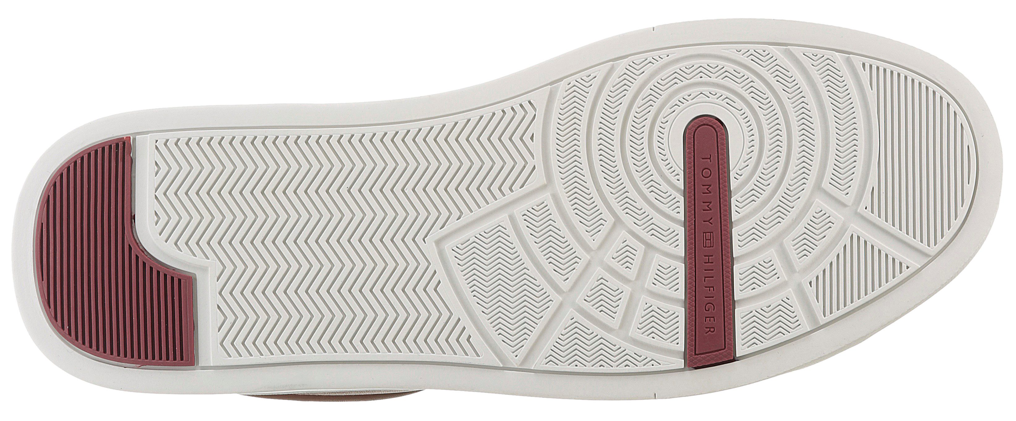 Tommy Hilfiger Plateausneakers TH COURT SEASONAL WINTER 4A , vrijetijdsschoen, veterschoen, lage schoen met gevoerde schacht