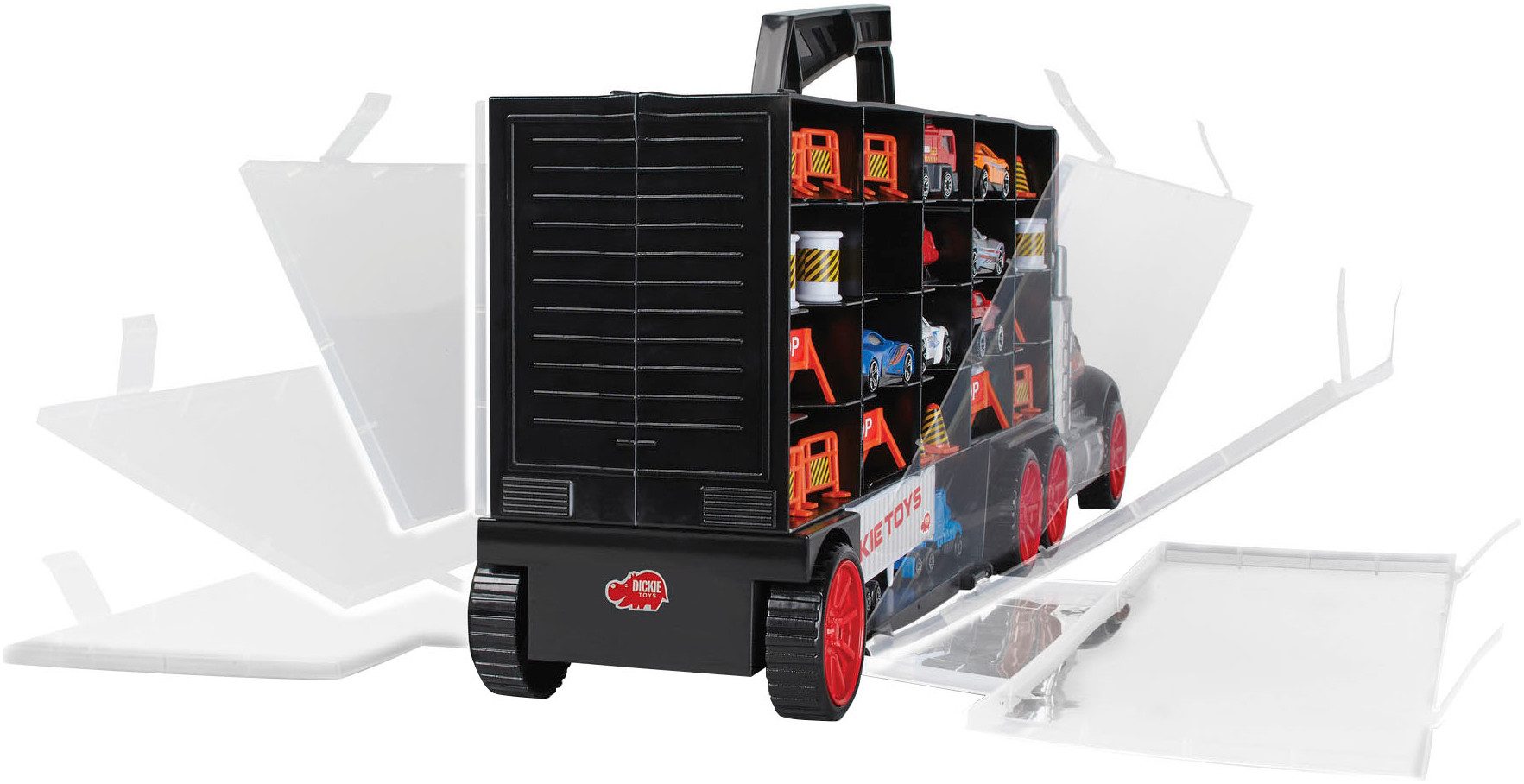 Dickie Toys Speelgoed vrachtwagen Truck Carry Case
