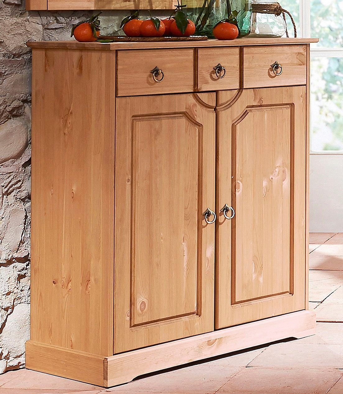 Home affaire Kast Klera Breedte 81 cm, van massief grenen, FSC®-gecertificeerd