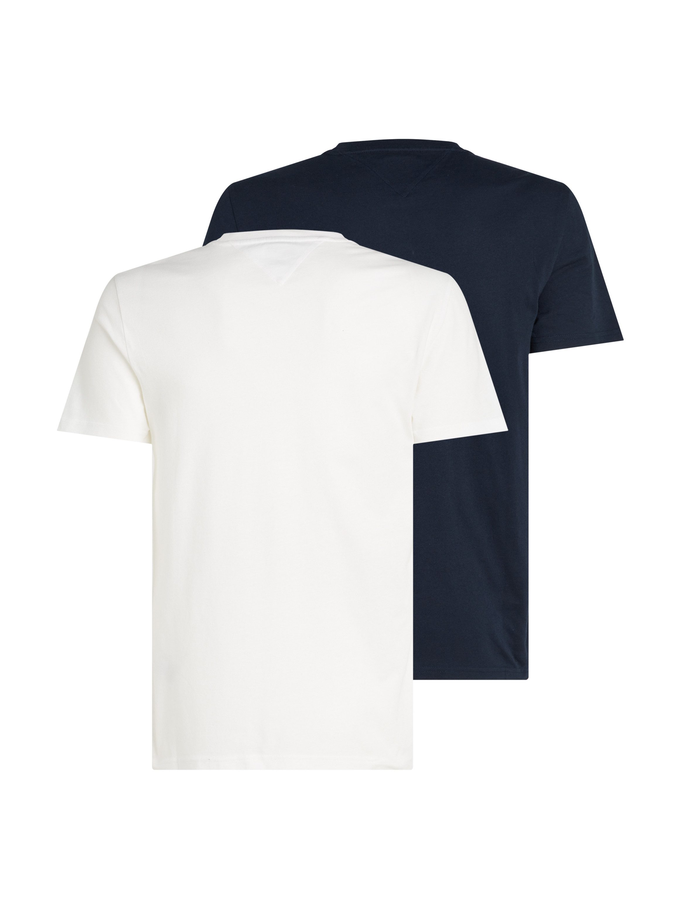 Tommy Jeans Plus Shirt met ronde hals TJM XSLIM 2PACK JERSEY TEE EXT (Set van 2)