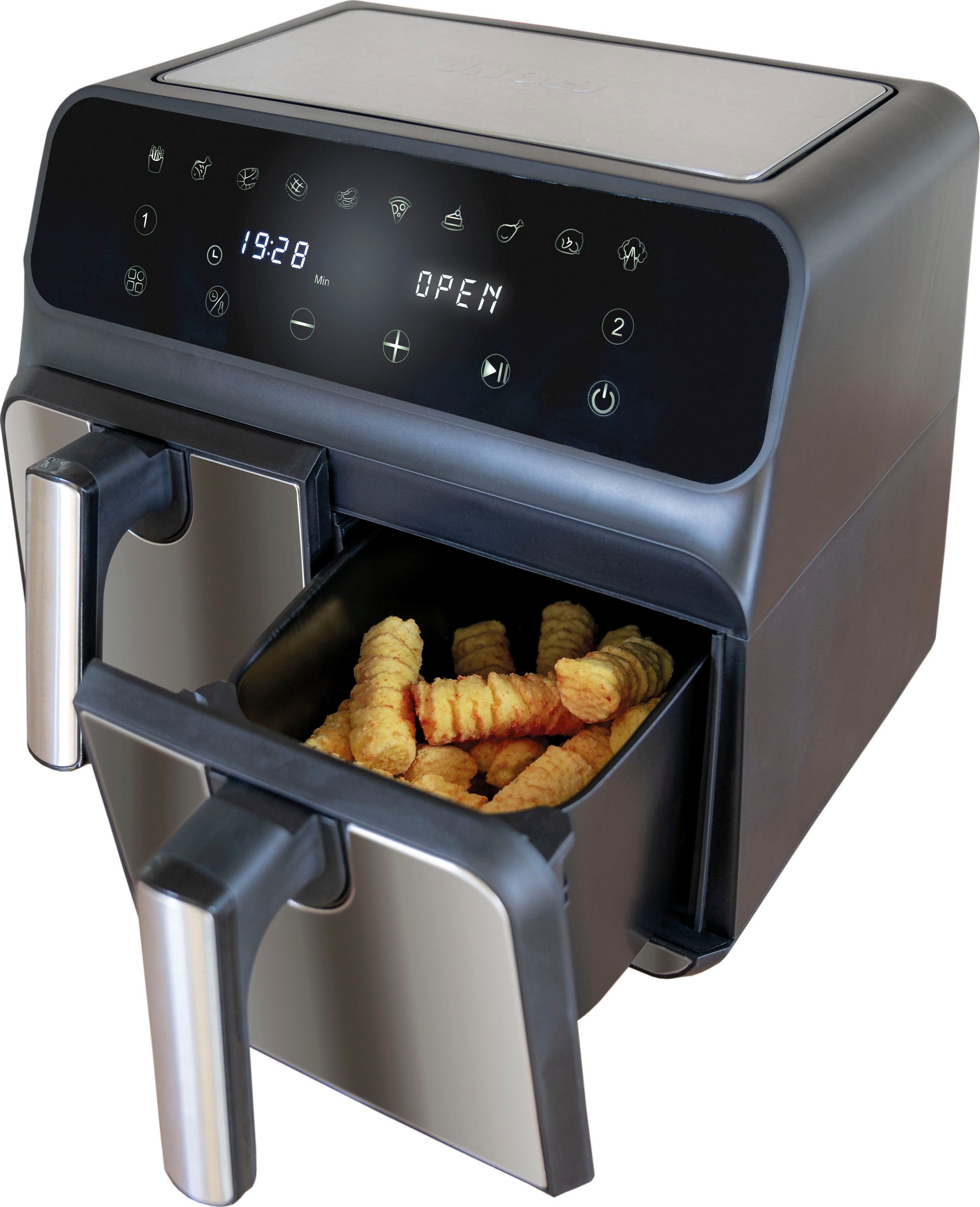 Unold Airfryer Dubbele kamer twin zone 58685