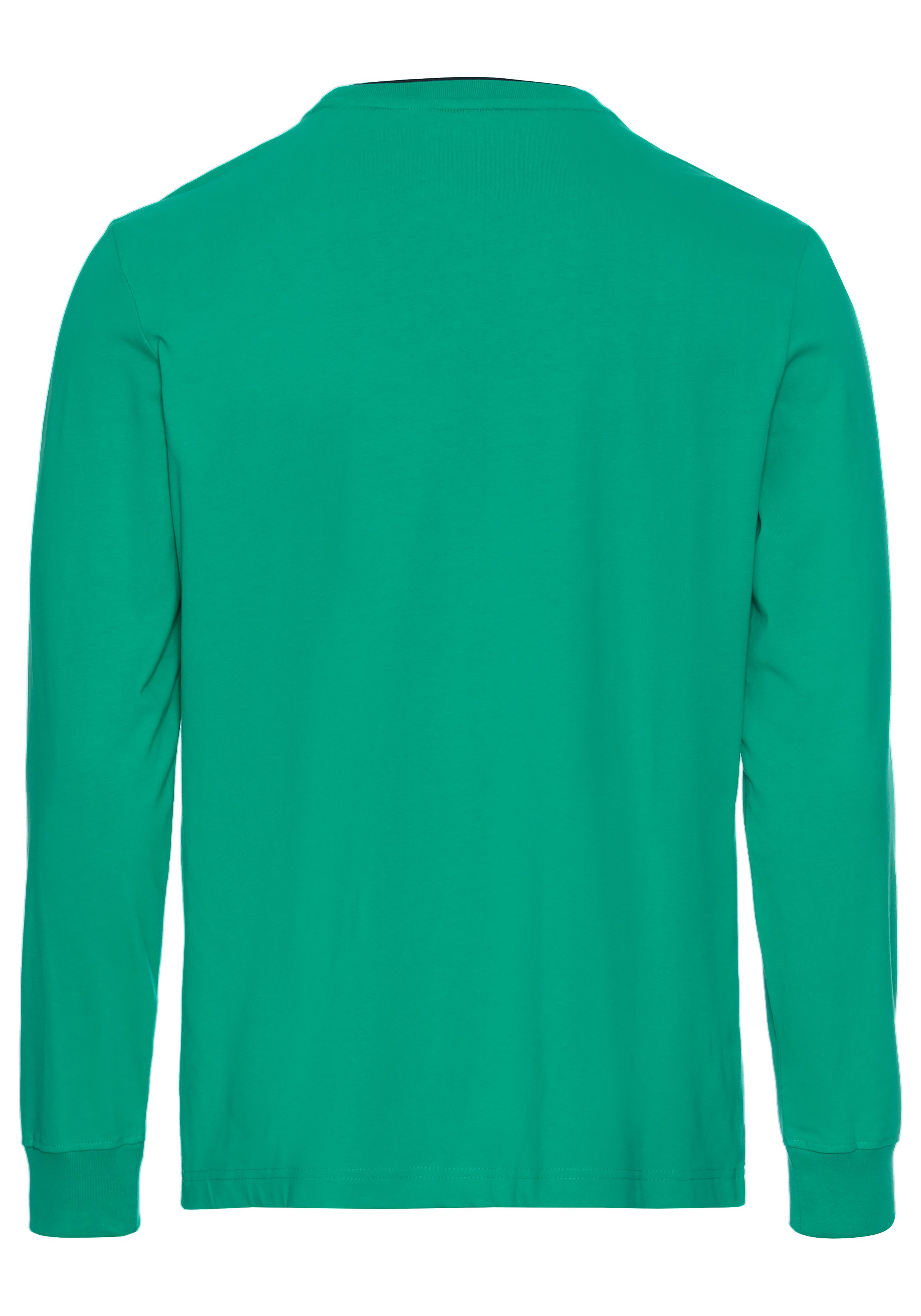 DELMAO Shirt met lange mouwen met een moderne print - nieuwe collectie