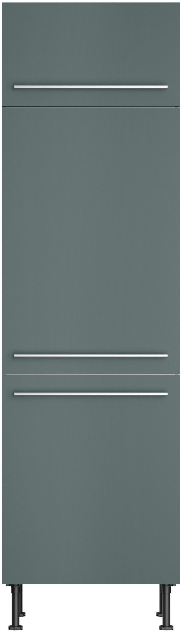 OPTIFIT Koelkastombouw Bern2 Breedte 60 cm, hoogte 211,8 cm, 1 klep, 2 deuren, 1 legplank
