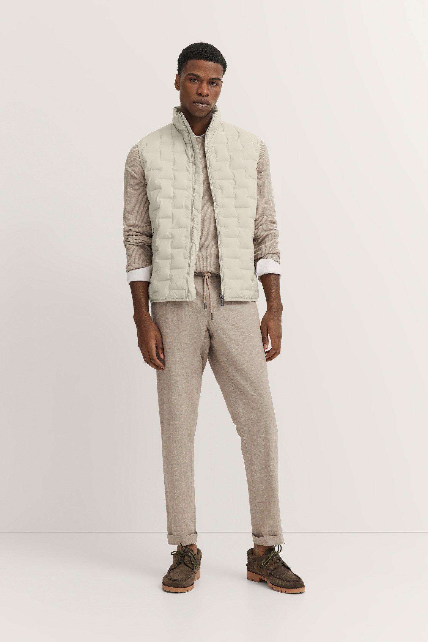 Bugatti Bodywarmer met opstaande kraag