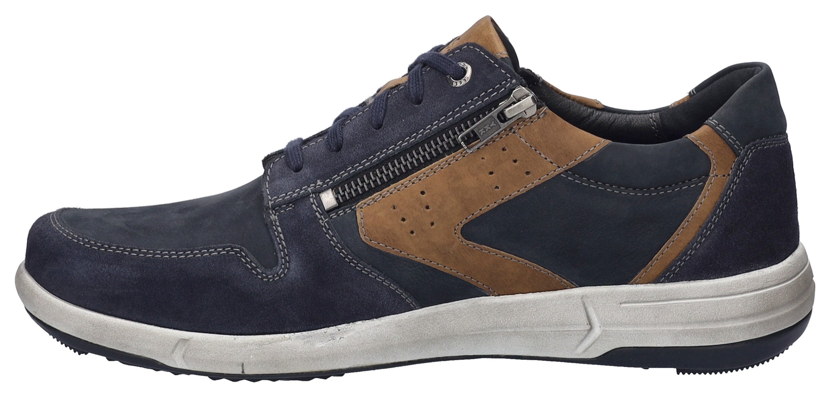 Josef Seibel Sneakers ENRICO 20 , vrijetijdsschoen, comfort schoen, veterschoen in breedte g (breed)