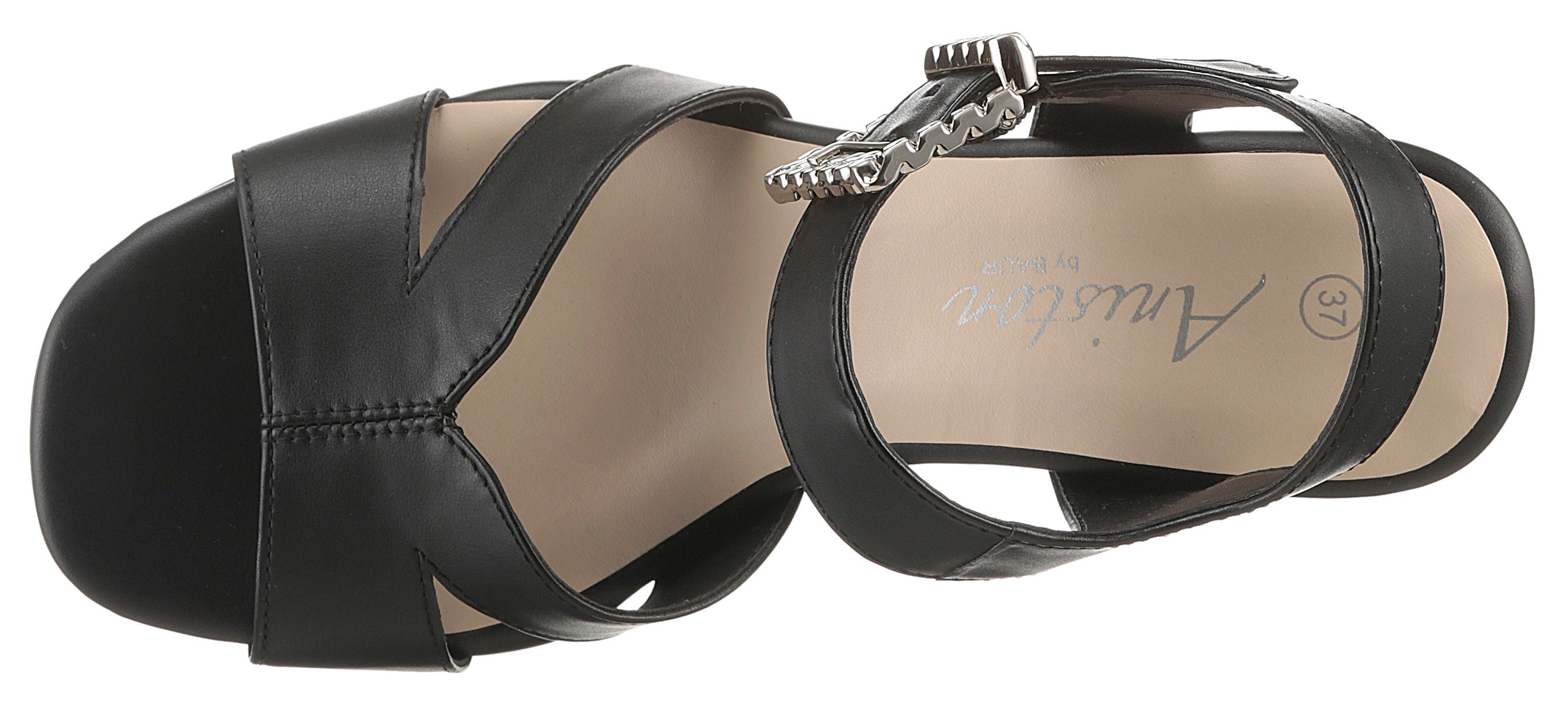 Aniston SHOES Sandaaltjes , sandaal, feestdag schoen, sleehak - nieuwe collectie