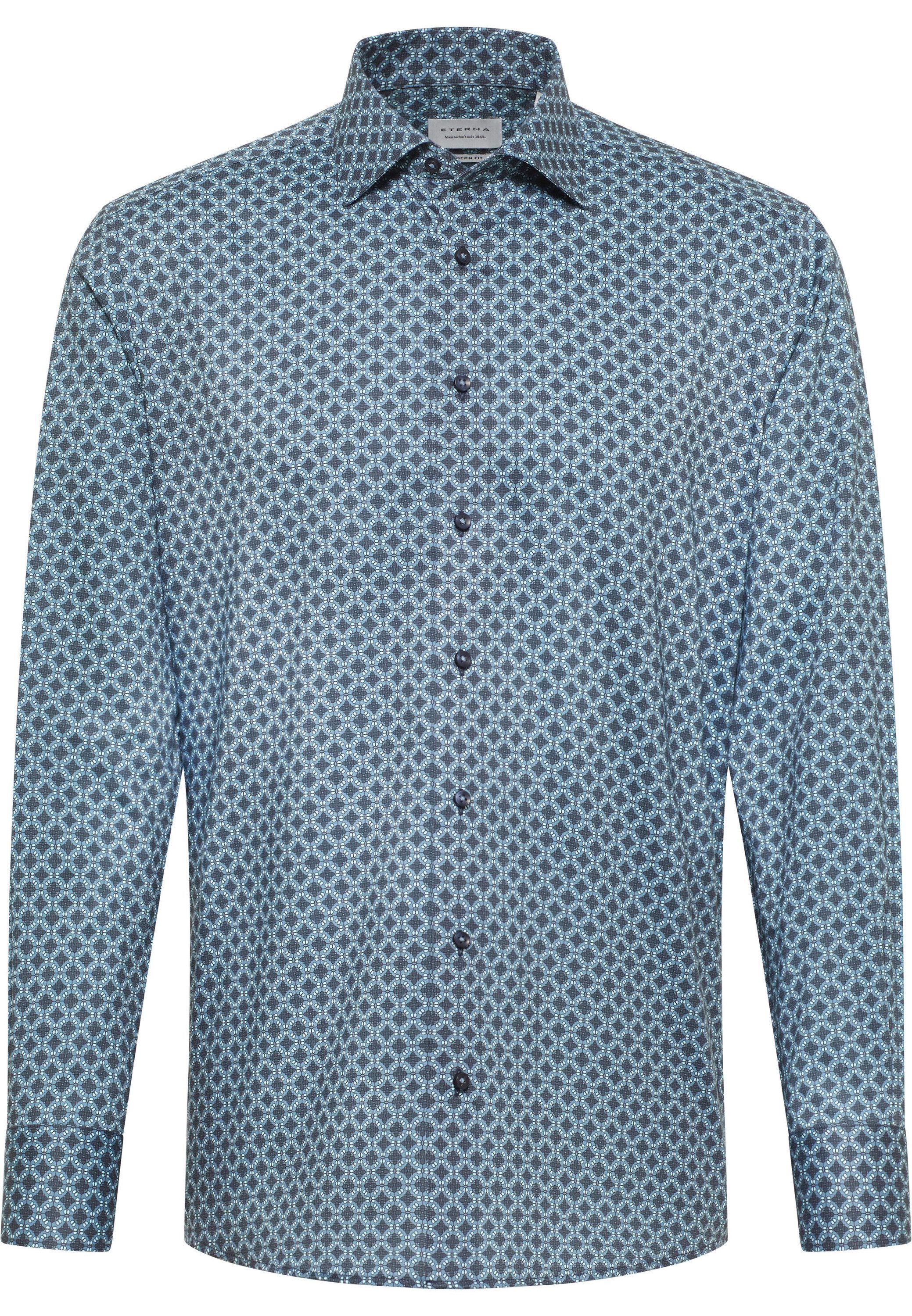 Eterna Overhemd met lange mouwen MODERN FIT NON IRON (strijkvrij)