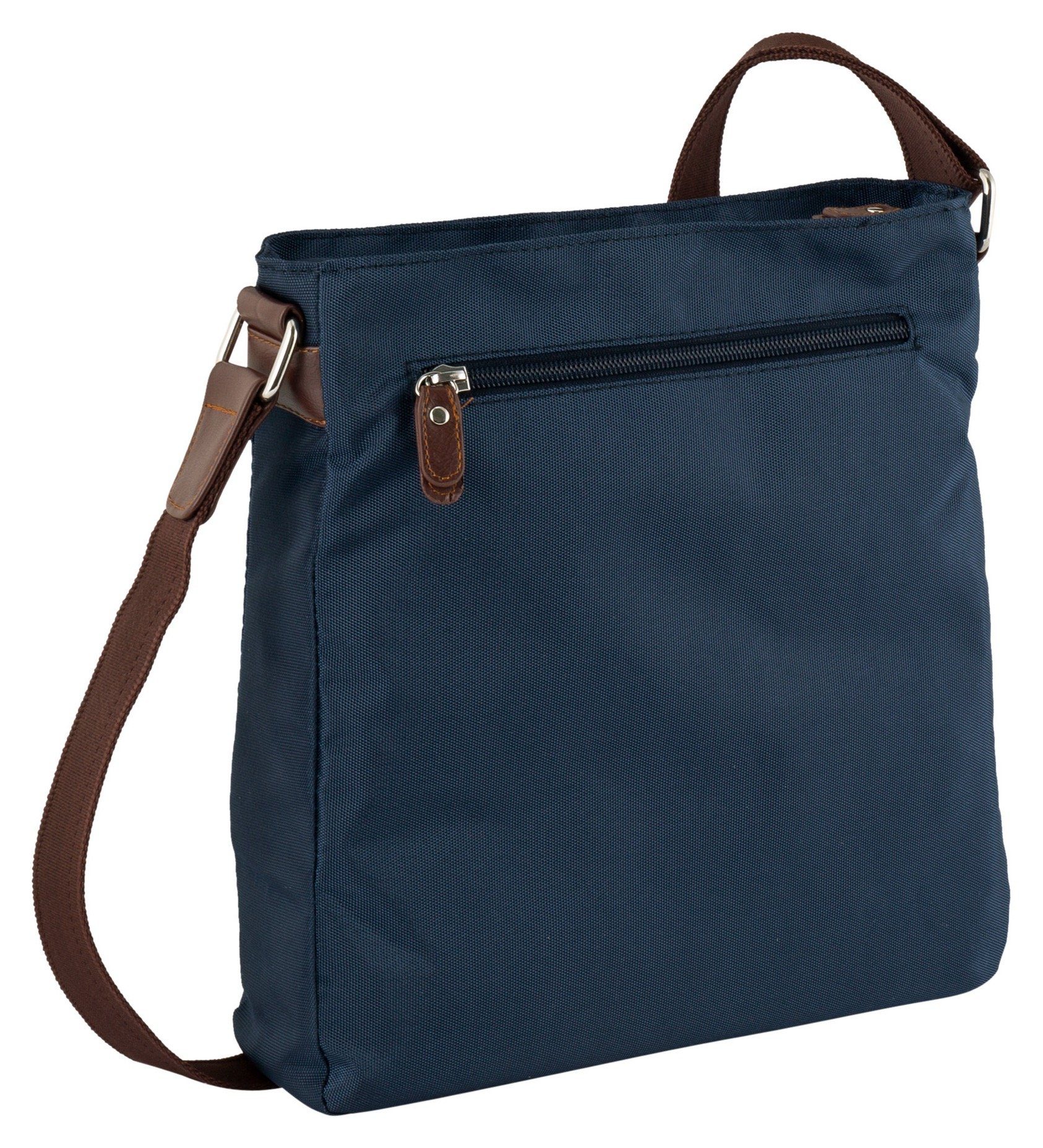 Tom Tailor Hobo-tas Rina van lichtgewicht nylon en ingewikkeld geweven riemband