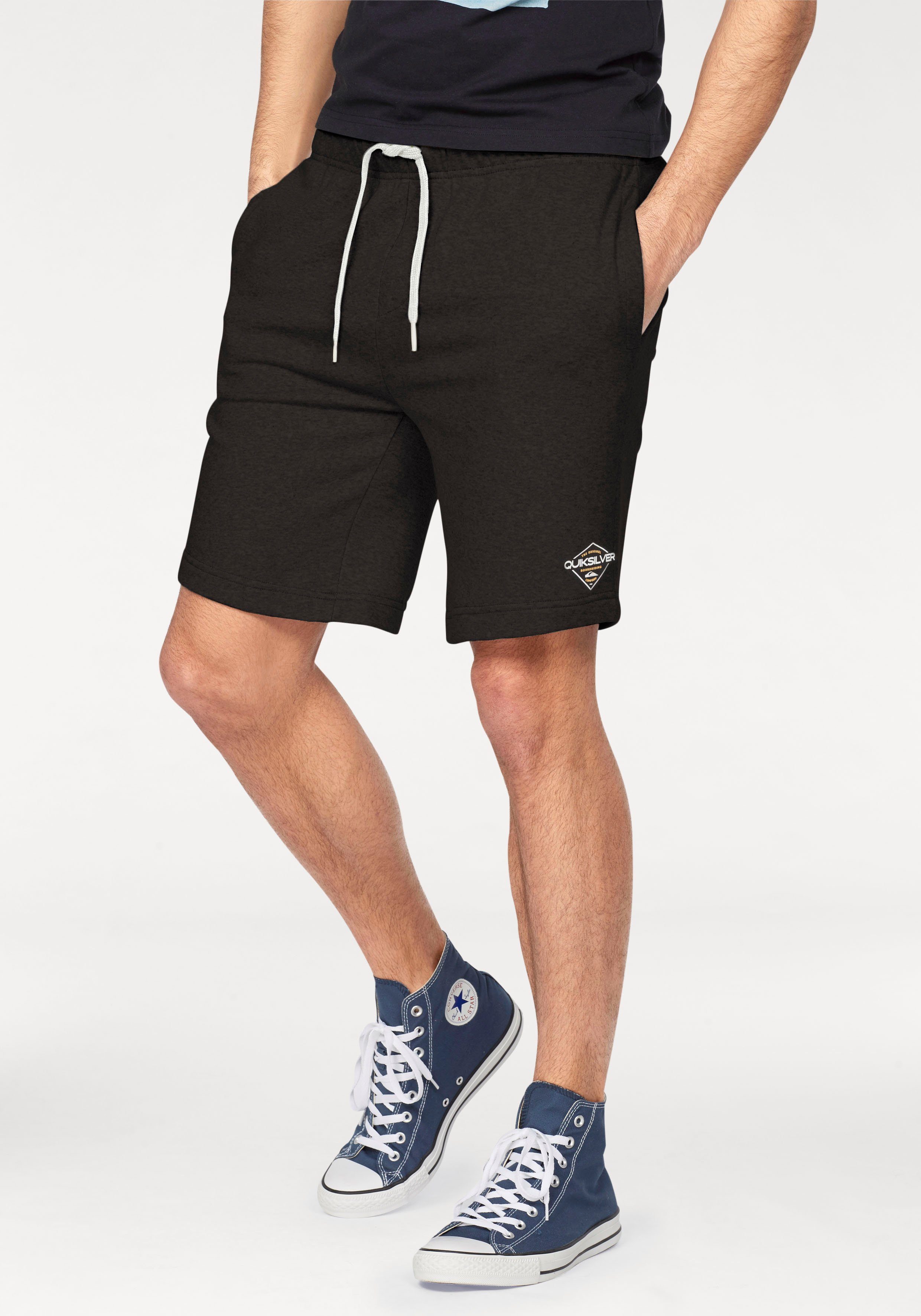 Quiksilver Sweatshort heren sportshorts maat S zwart