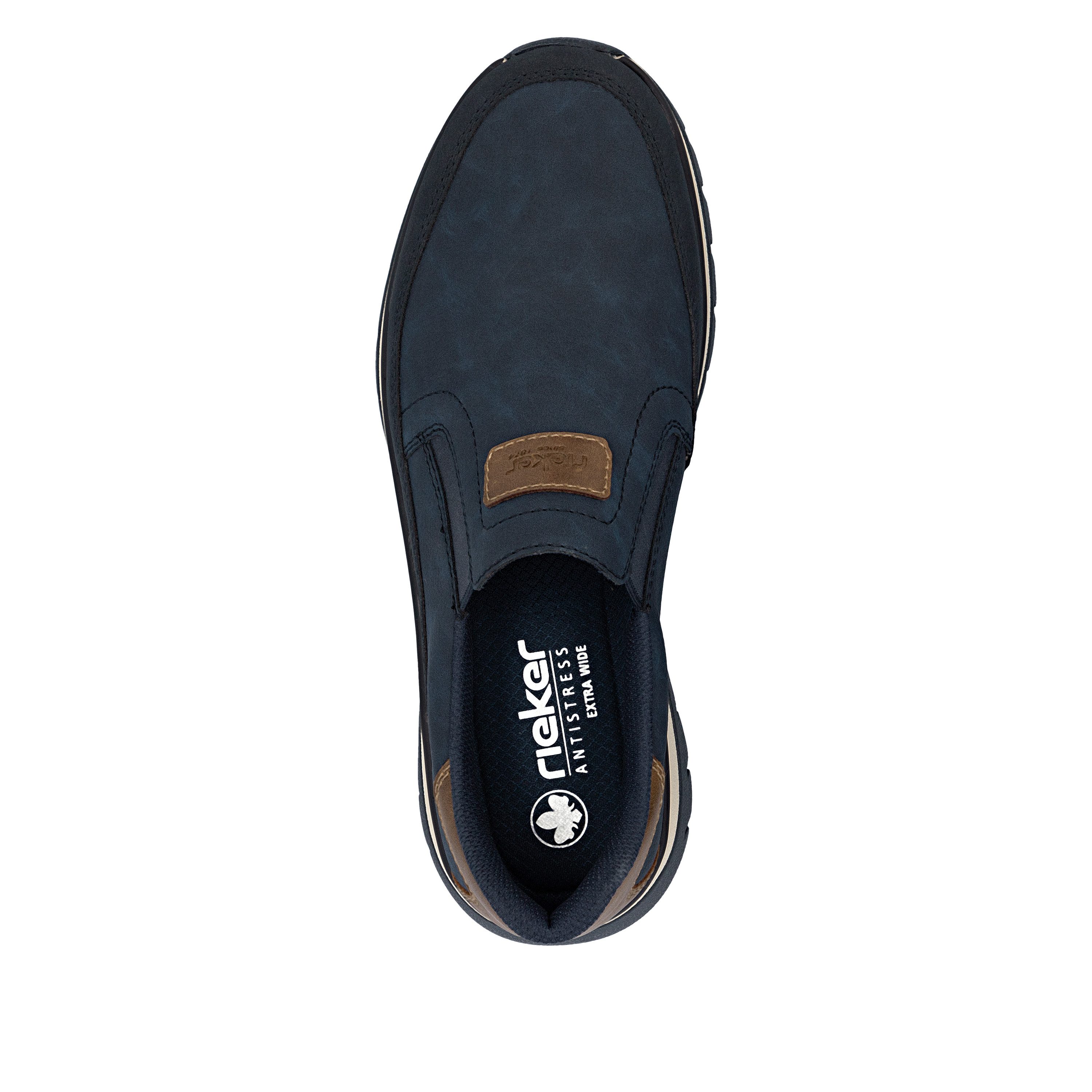 Rieker Slip-on sneakers Slipper, instapschoen, lage schoen met zachte MemoSoft-binnenzool