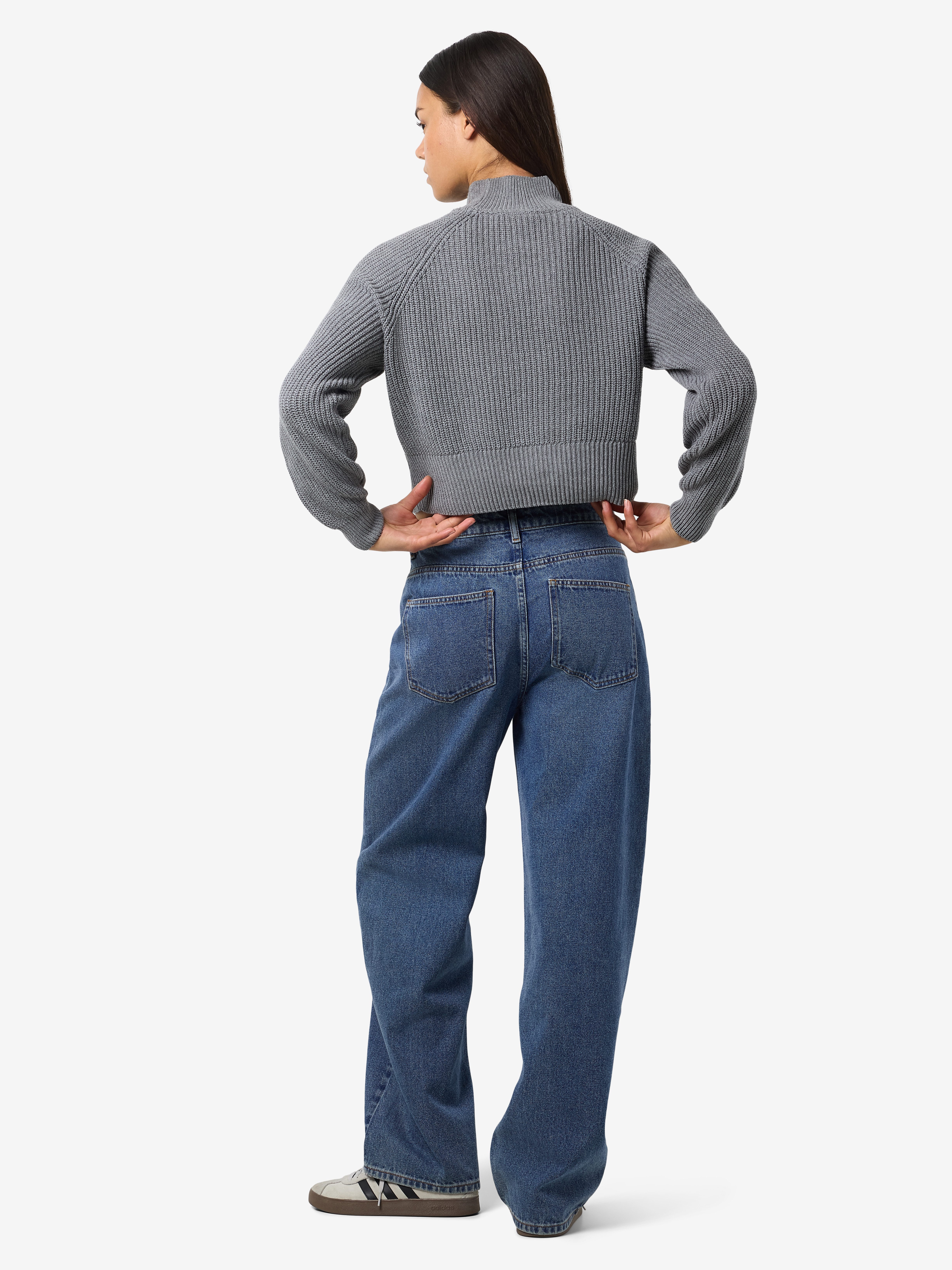 Noisy may Trui met staande kraag NMDARA L/S HIGH NECK KNIT FWD NOOS