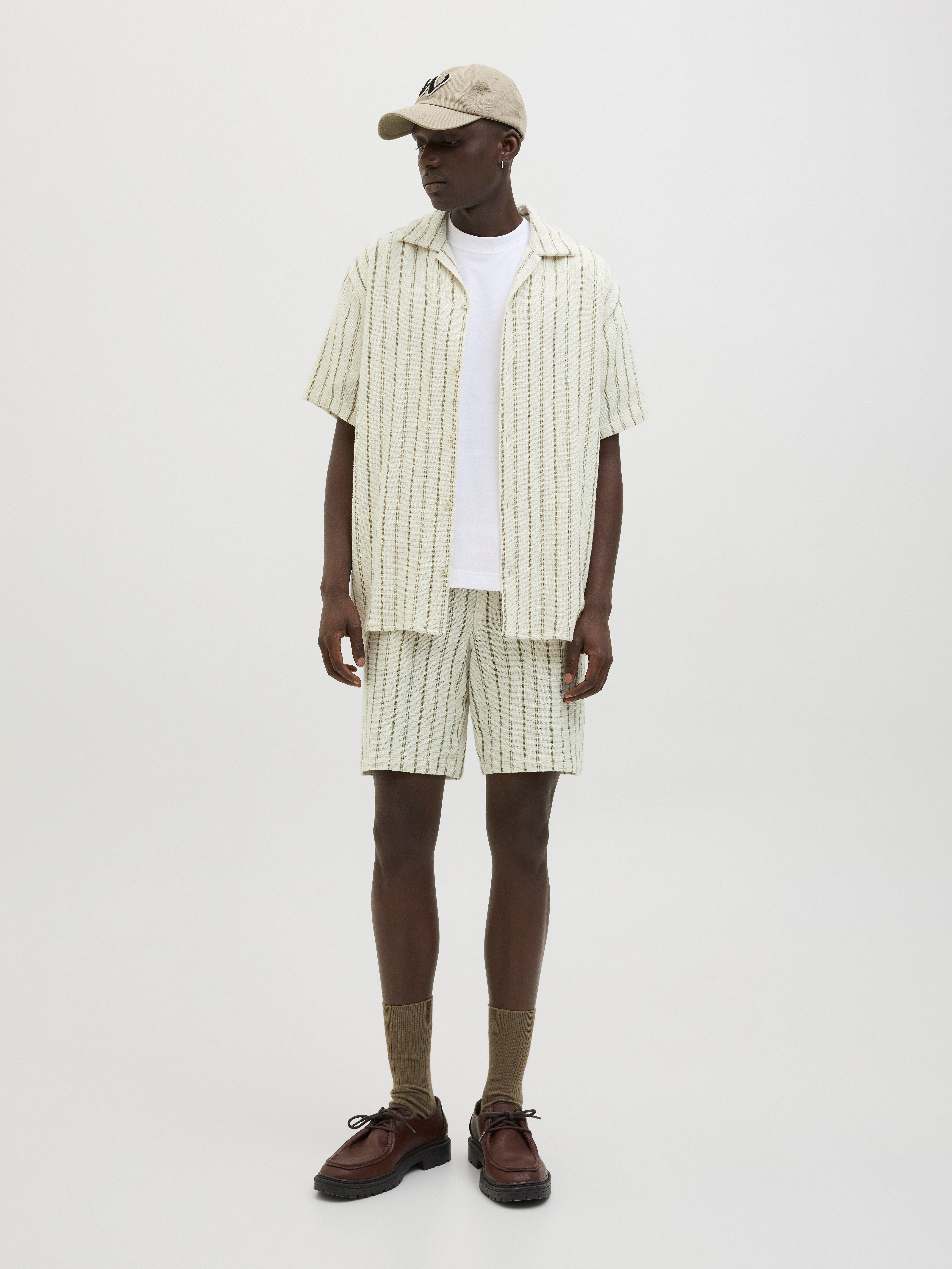 Jack & Jones Overhemd met korte mouwen JORCOBA STRIPE RESORT SHIRT SS SN
