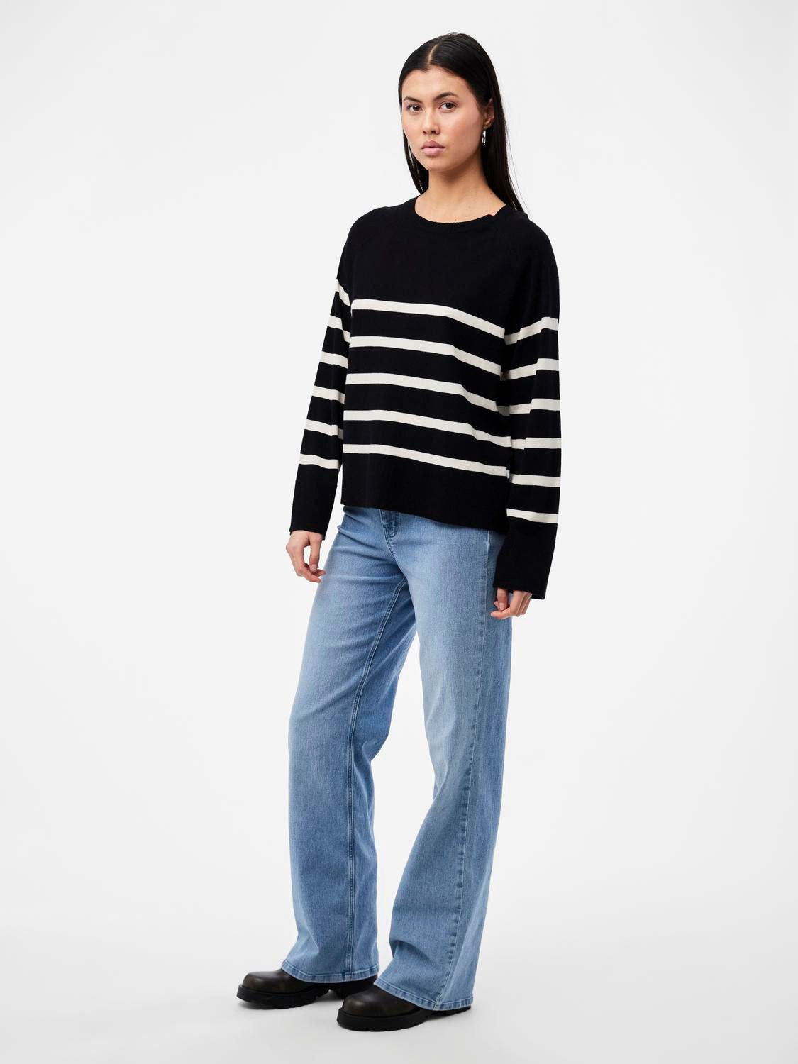 pieces Trui met ronde hals PCSIA LS KNIT NOOS BC