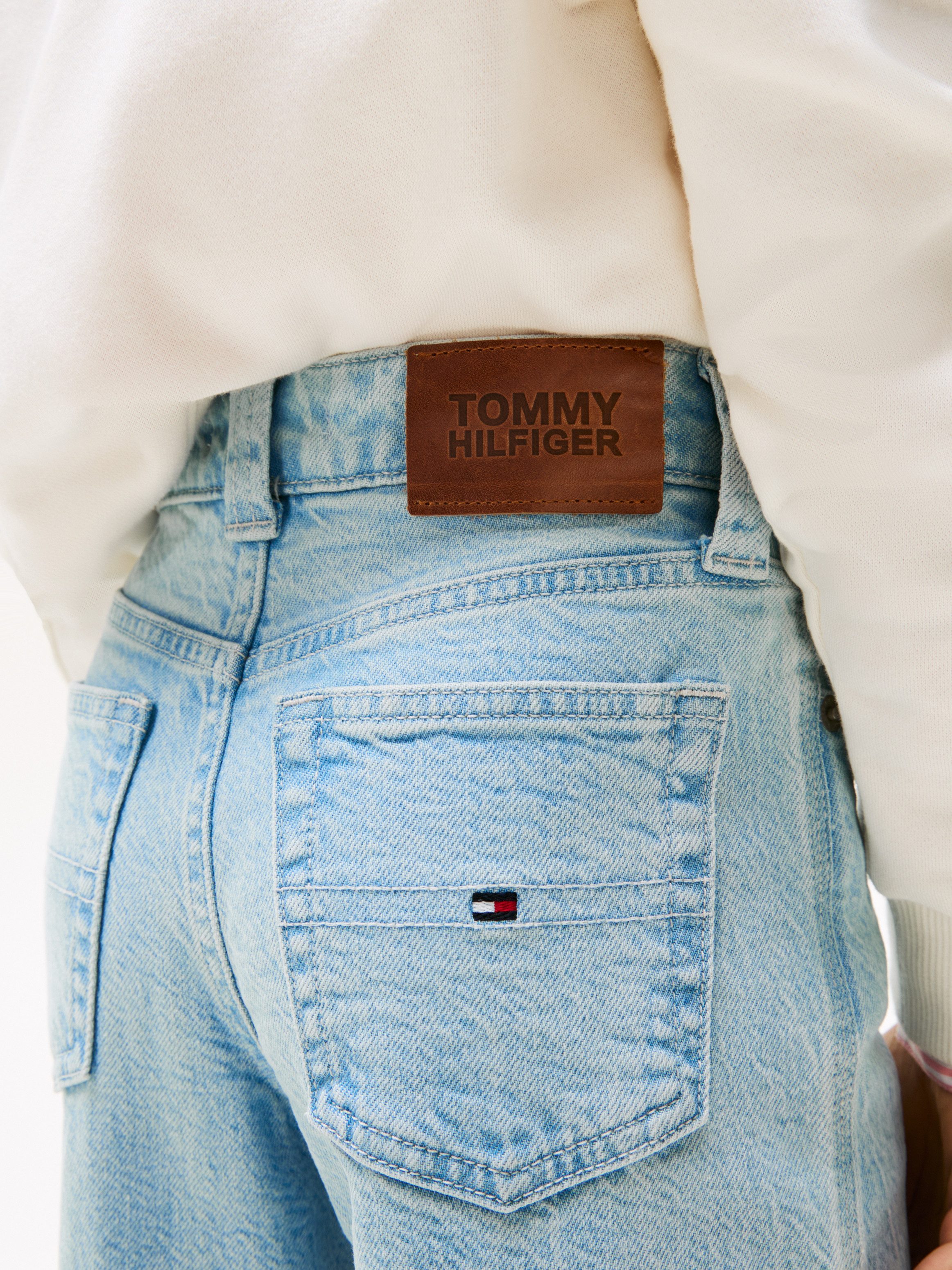 Tommy Hilfiger Wijde jeans Mabel voor kinderen tot 16 jaar