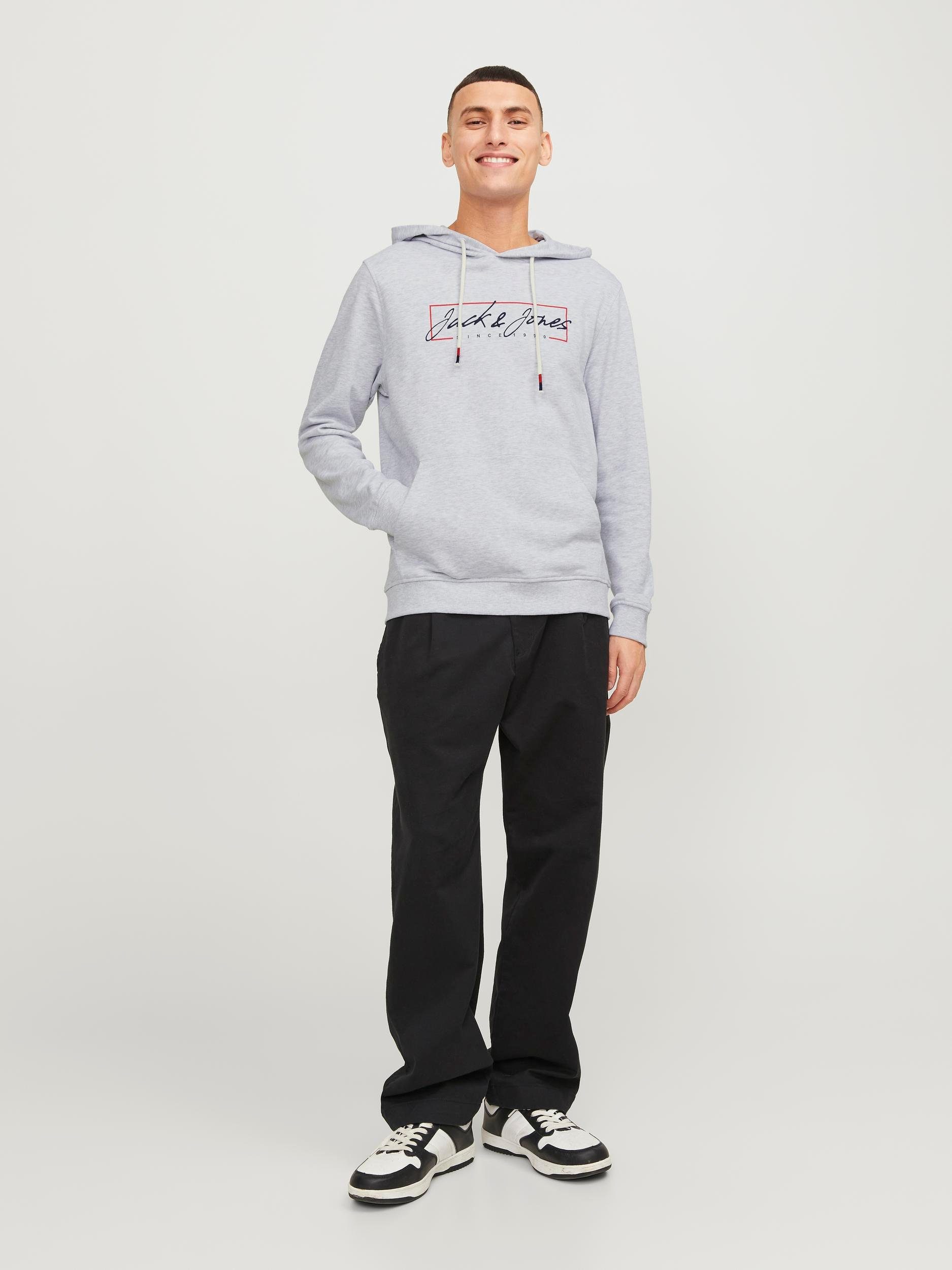 Jack & Jones Hoodie JJZURI SWEAT HOOD LN