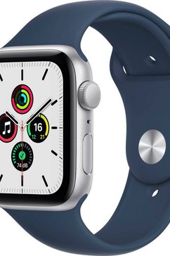 apple smartwatch watch se gps, 44 mm zilver