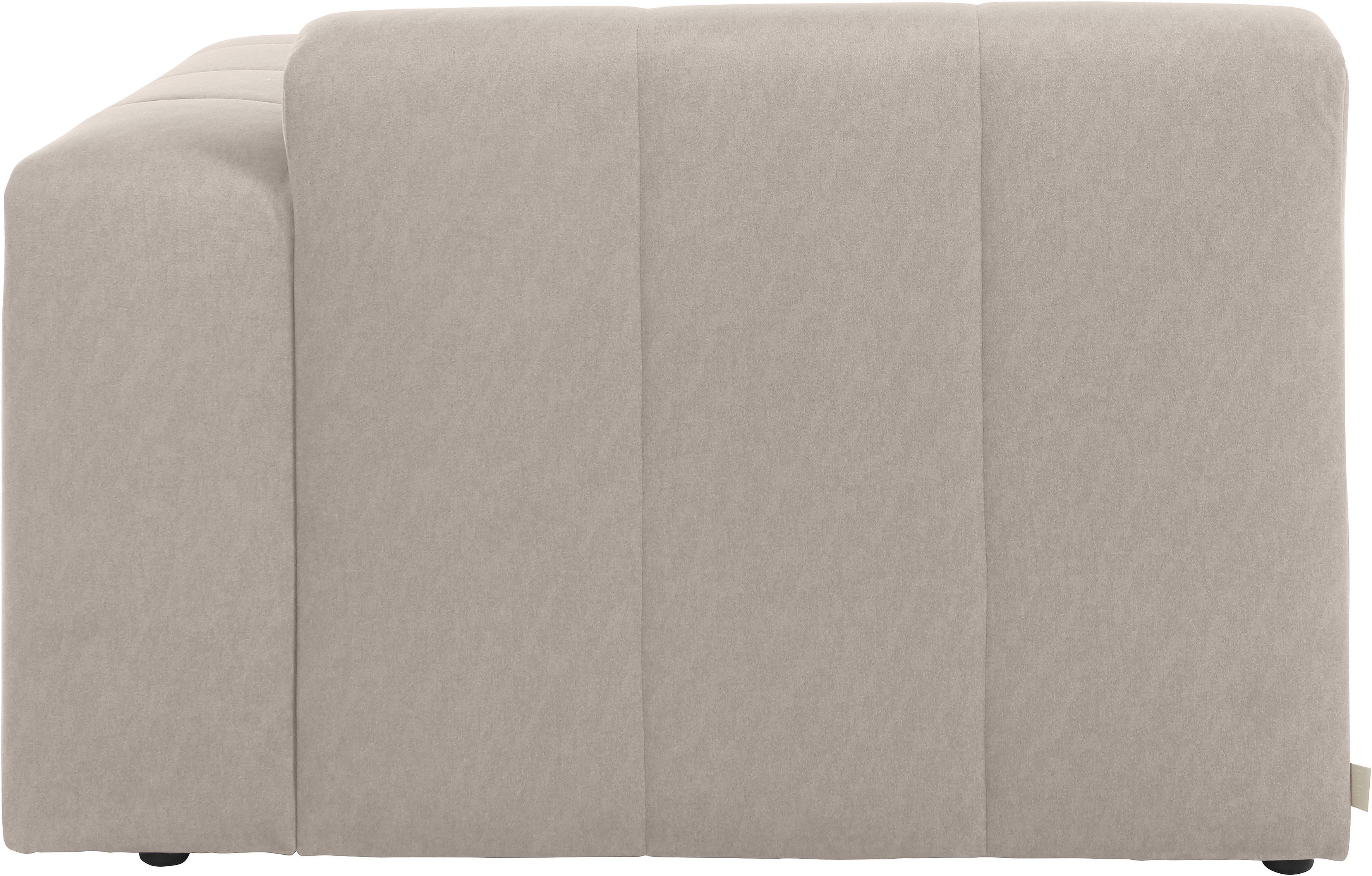 LeGer Home by Lena Gercke Sofaelement Maileen Module fauteuil met armleuning, te verbinden met andere modules van de serie