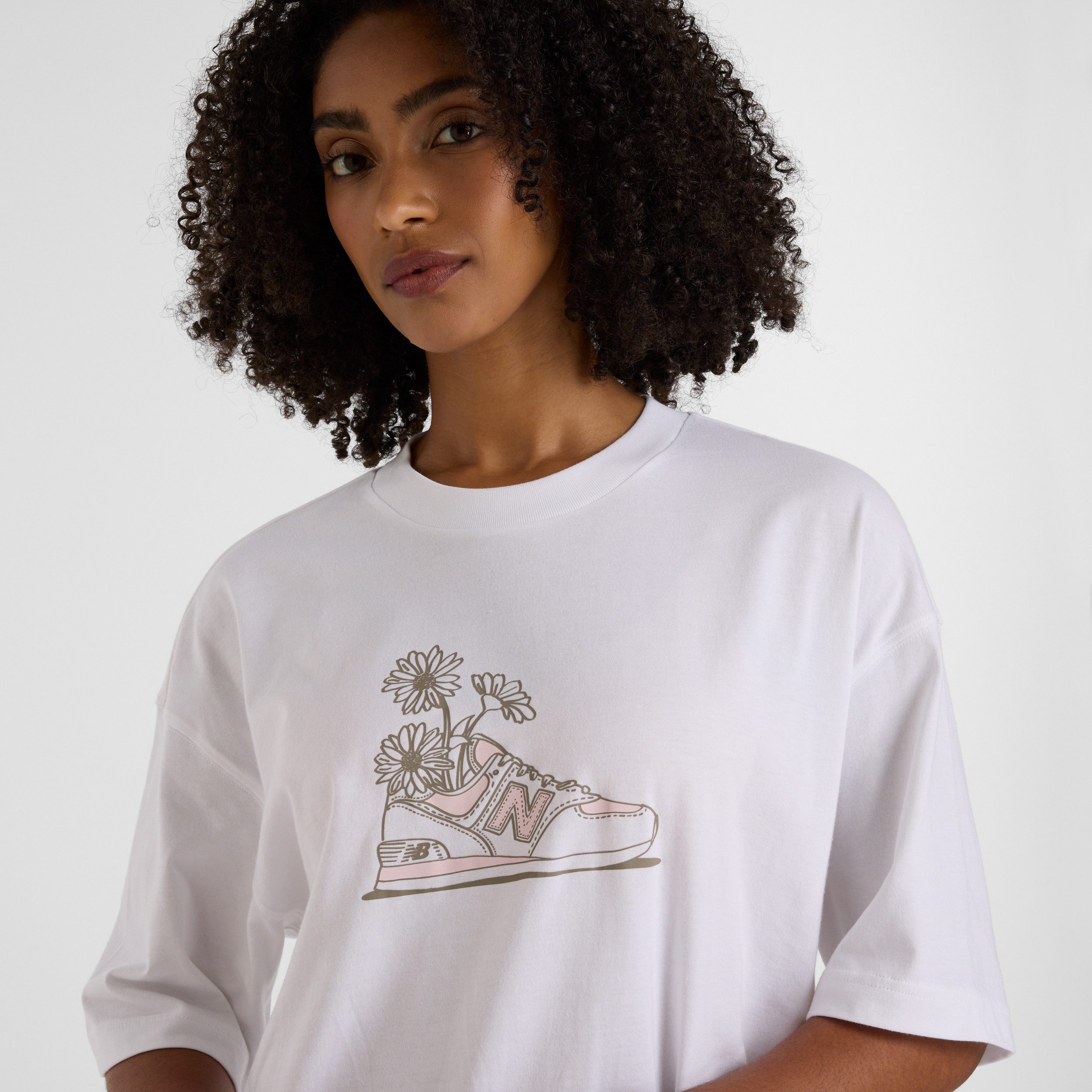 New Balance T-shirt Oversized Flower T-Shirt