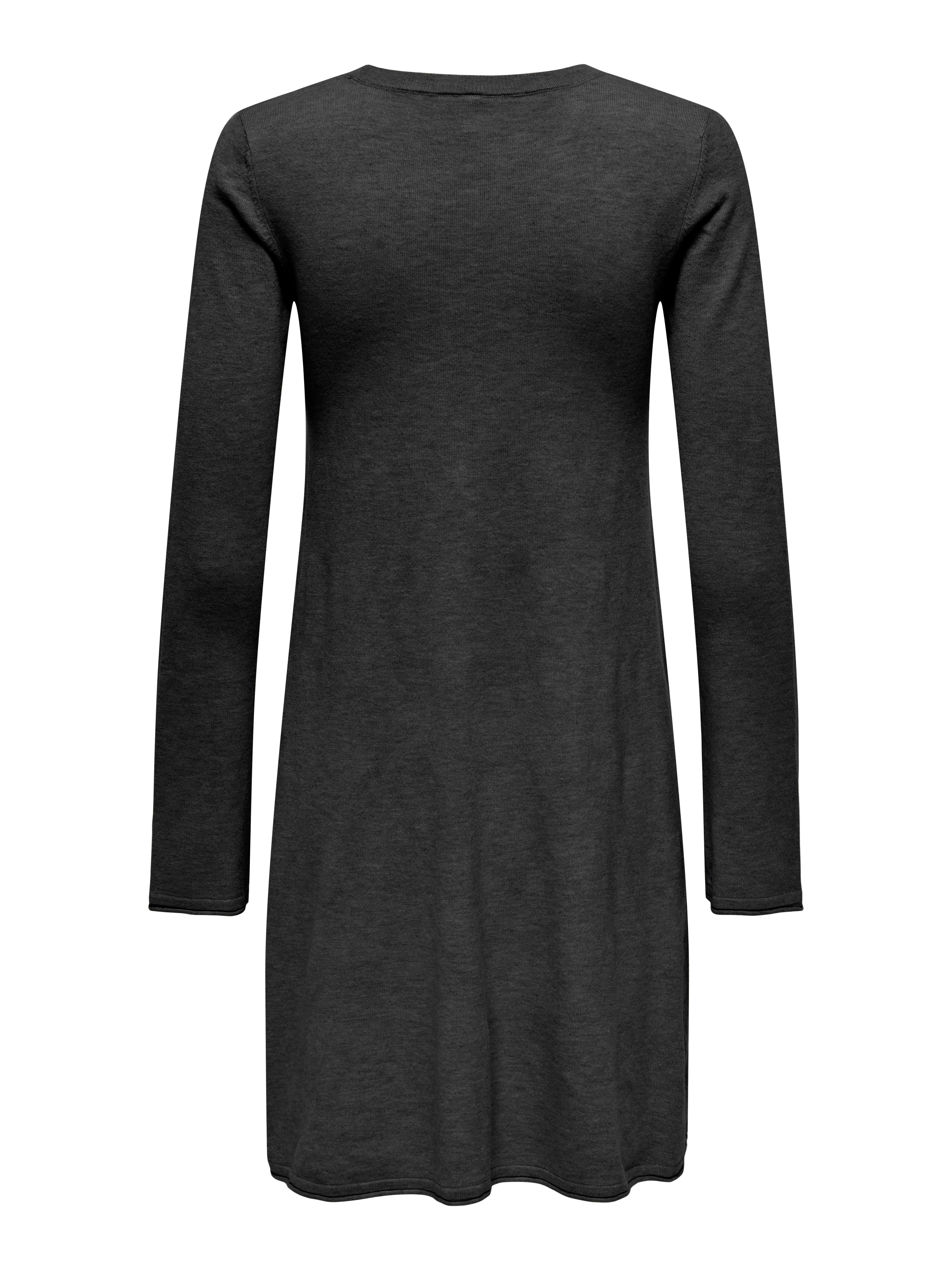 Only Midi-jurk ONLAMALIO LIFE LS ONECK DRESS KNT