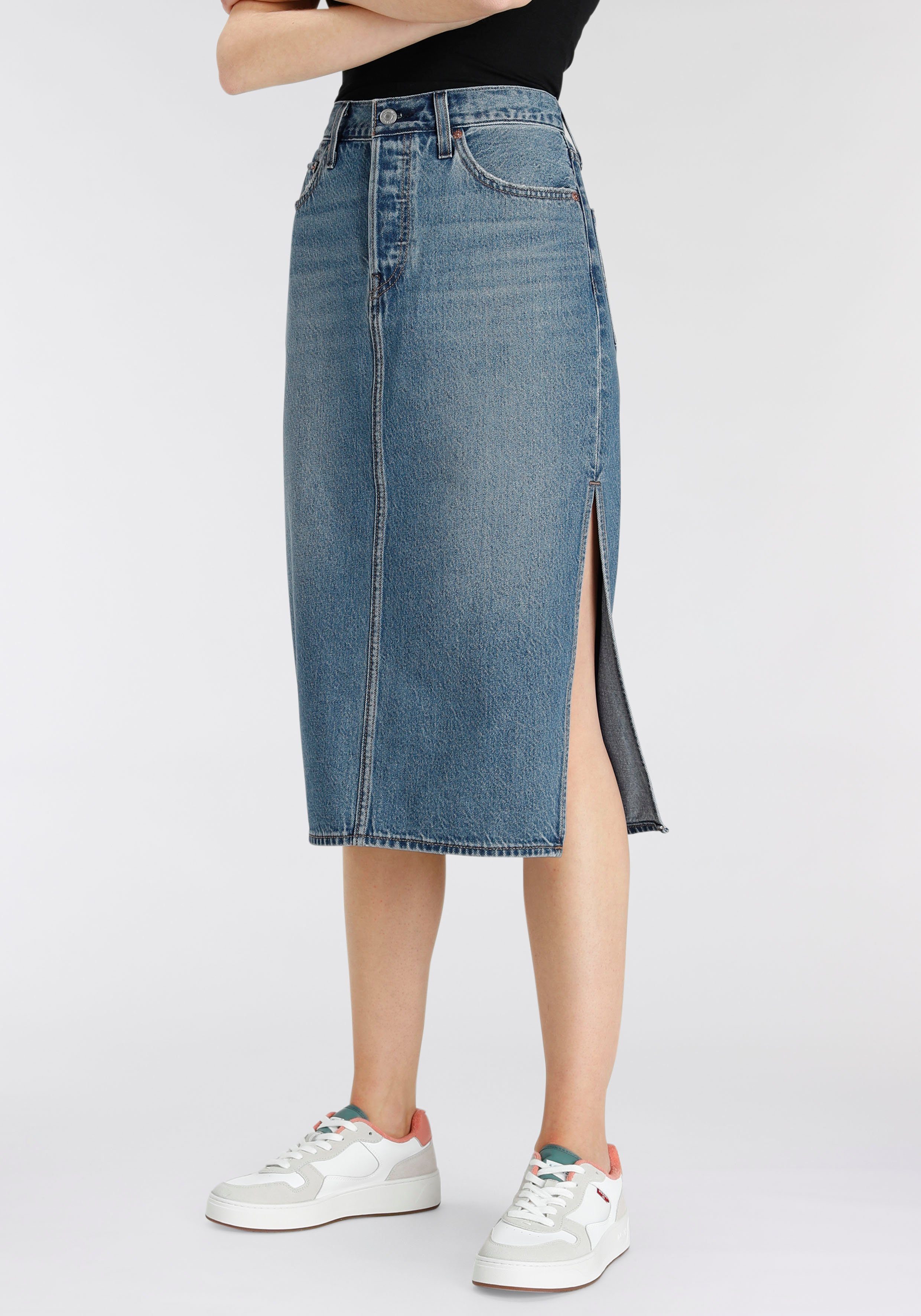 Levi's® Cordrok Side Slit Skirt