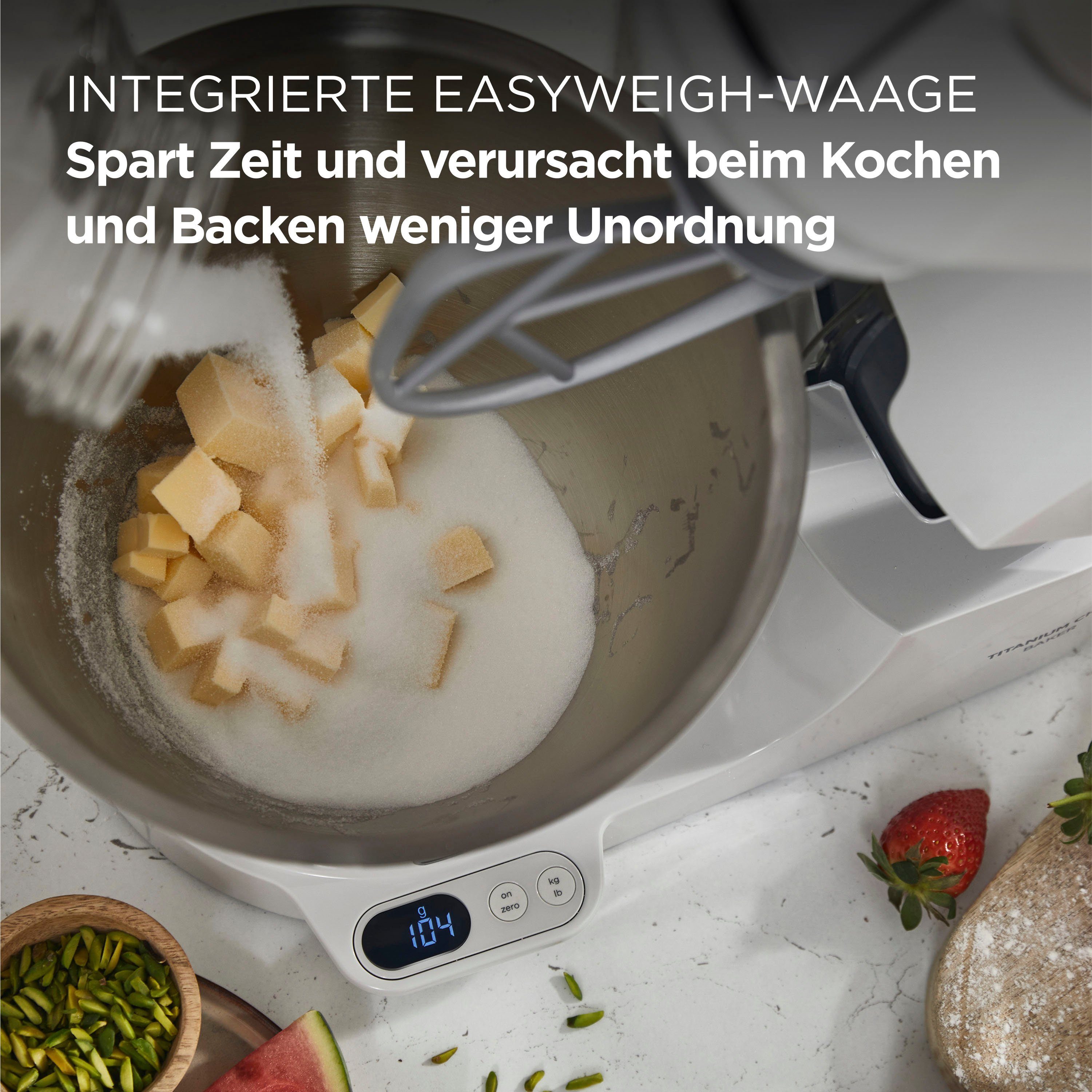 KENWOOD Keukenmachine Titanium Chef Baker KVC65.001WH