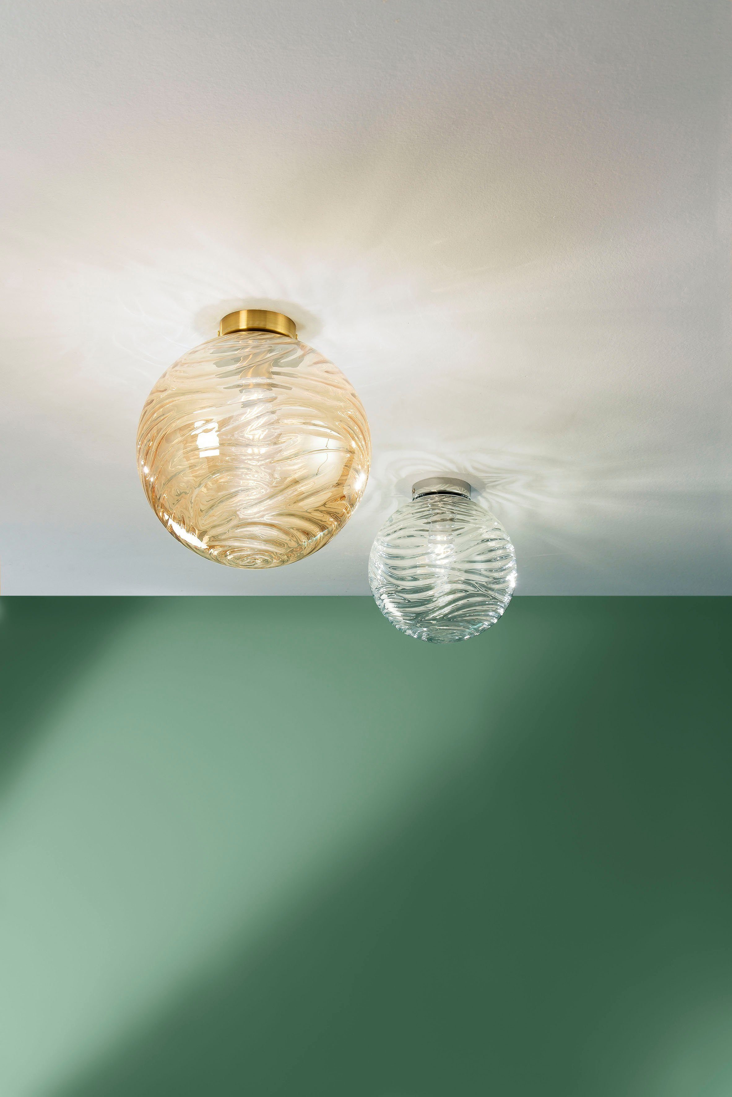 ECO-LIGHT Hanglamp Nereide hoogwaardig glas (1 stuk)