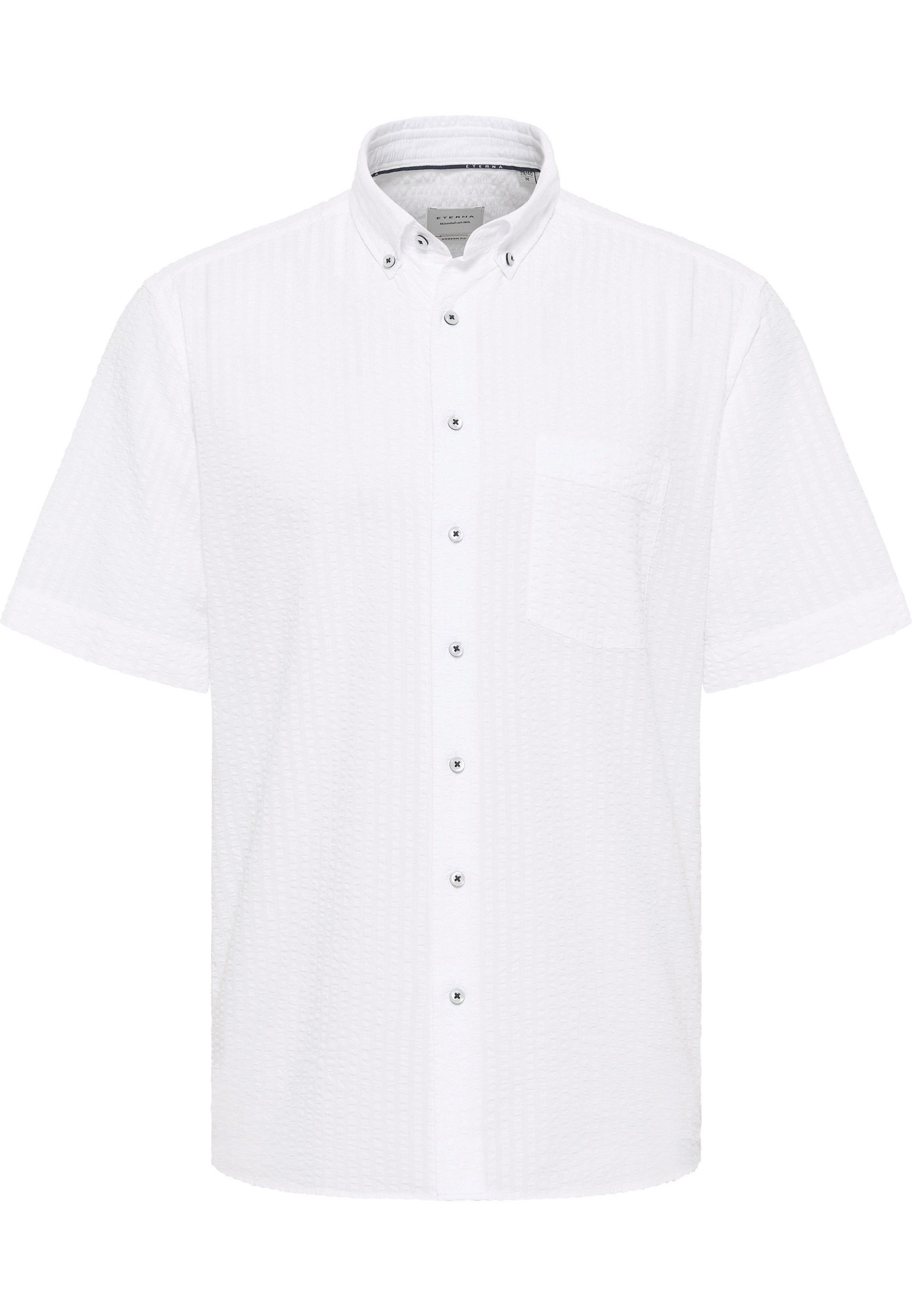 Eterna Overhemd met korte mouwen MODERN FIT EASY IRON (gemakkelijk te strijken)