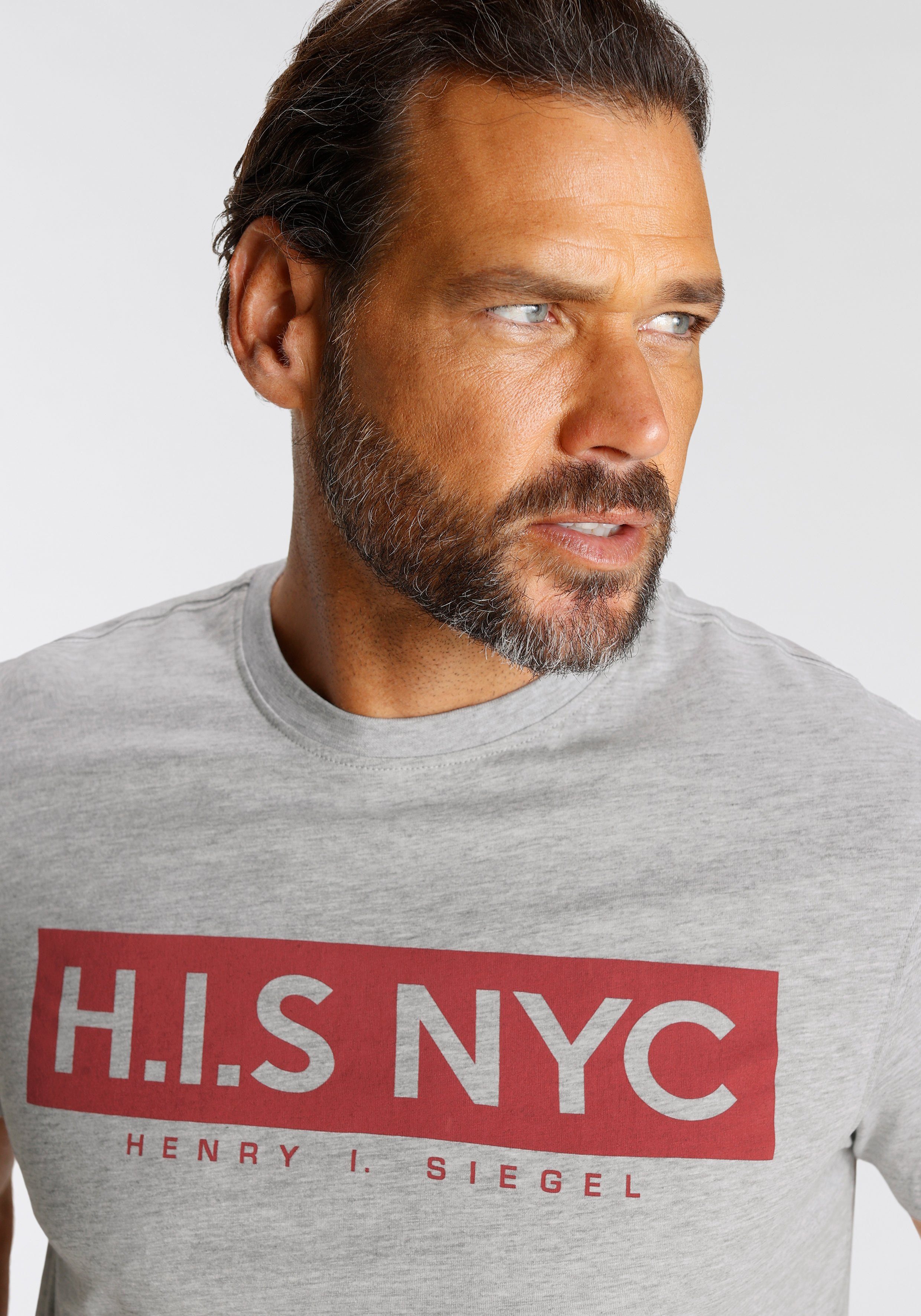 H.I.S Shirt met ronde hals