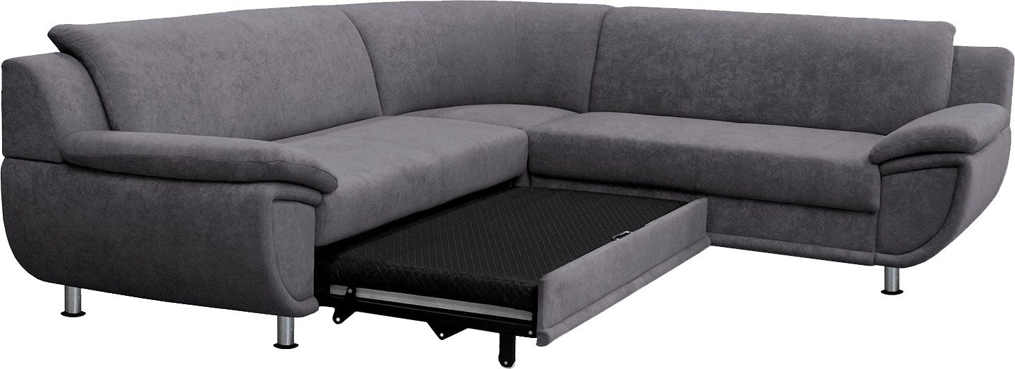 TRENDMANUFAKTUR Hoekbank Rondo optioneel met slaapfunctie, 267x247 cm (BxD), brede armleuningen