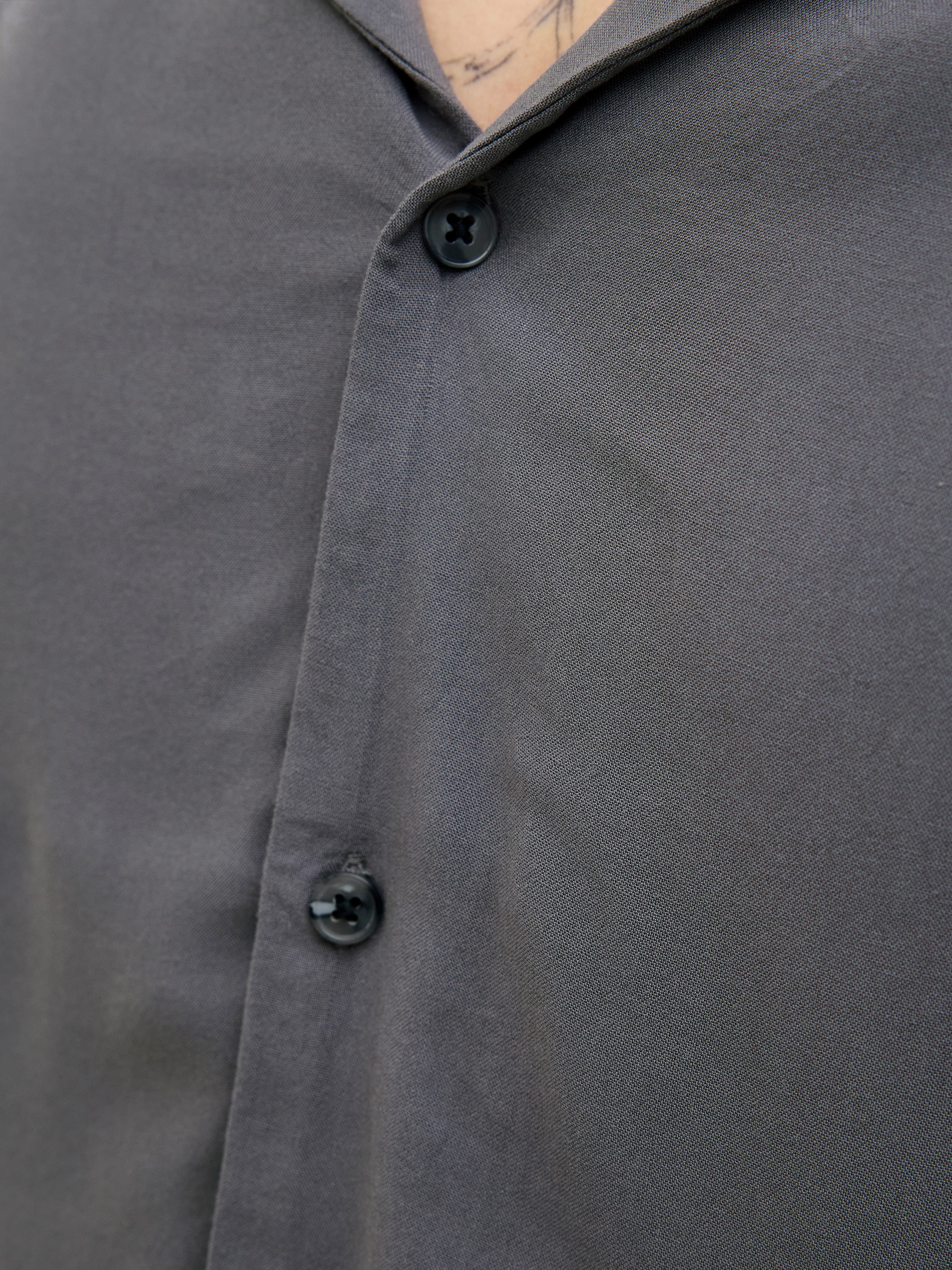 Jack & Jones Overhemd met korte mouwen JJEJEFF SOLID RESORT SHIRT S/S SN