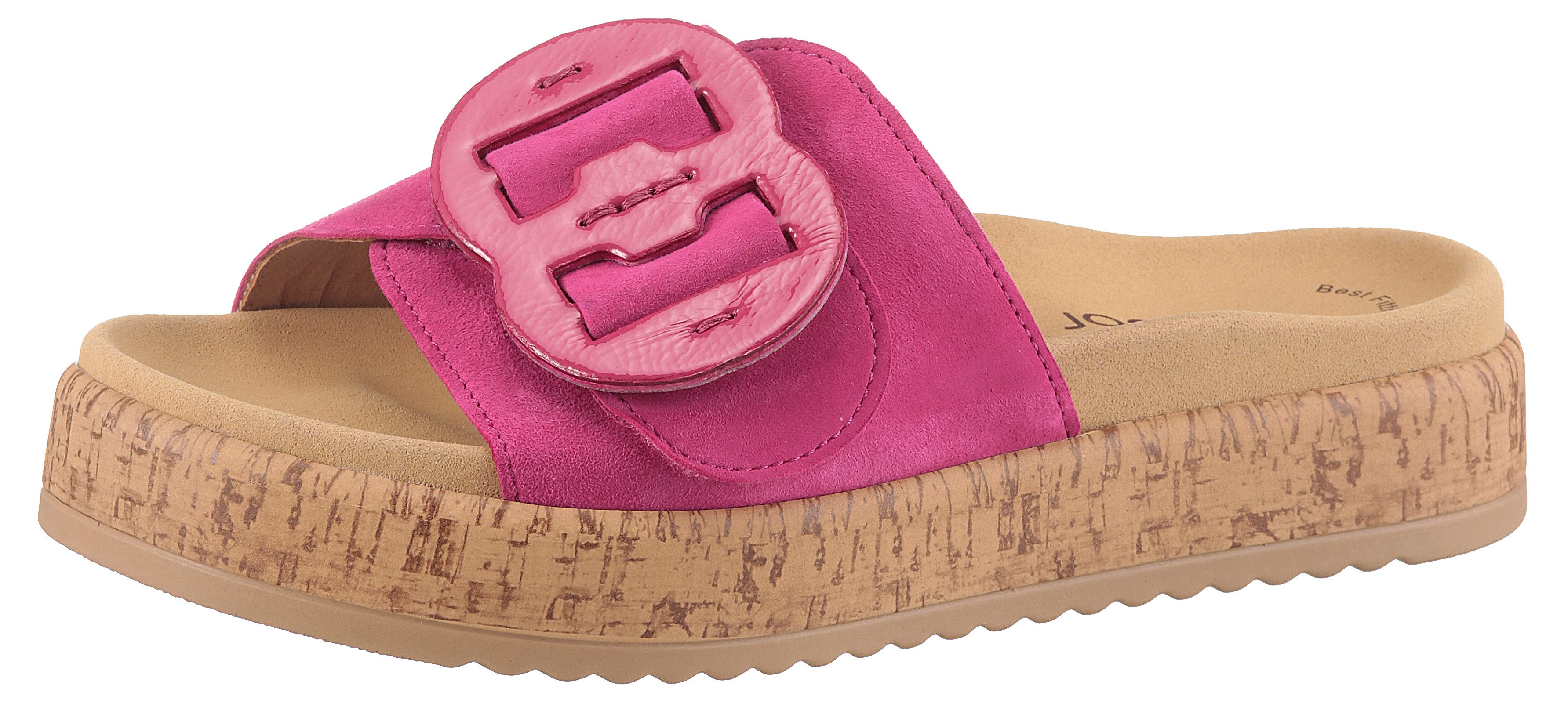 Gabor Slippers , plateau, zomerschoen, comfortabele schoen, best fitting voor goede pasvorm