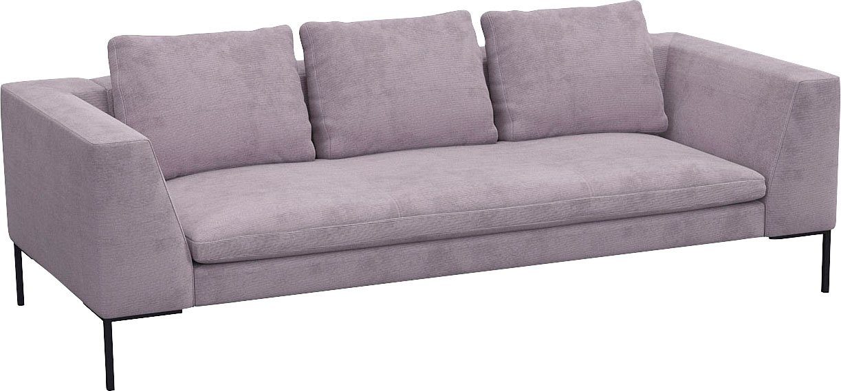 FLEXLUX 3-zitsbank Loano, supercomfortabel zitcomfort door koudschuim in de zitting