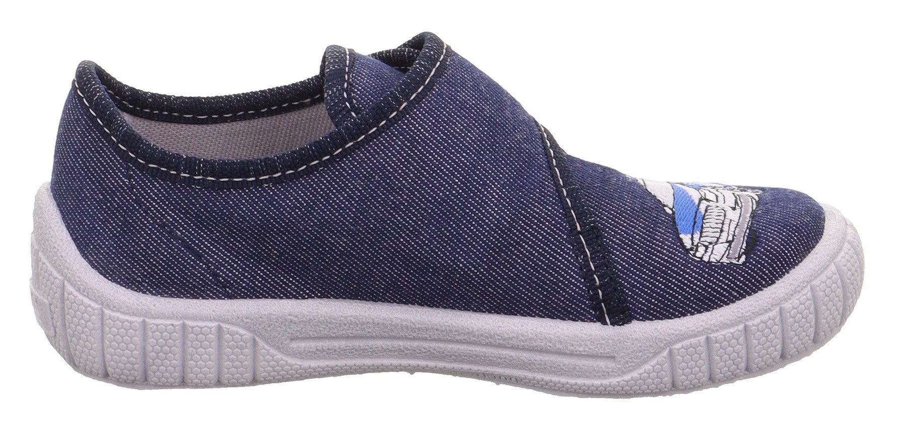 Superfit Pantoffels Bill WMS: middel Kinderschoen met klittenbandsluiting, maat sjabloon om te downloaden