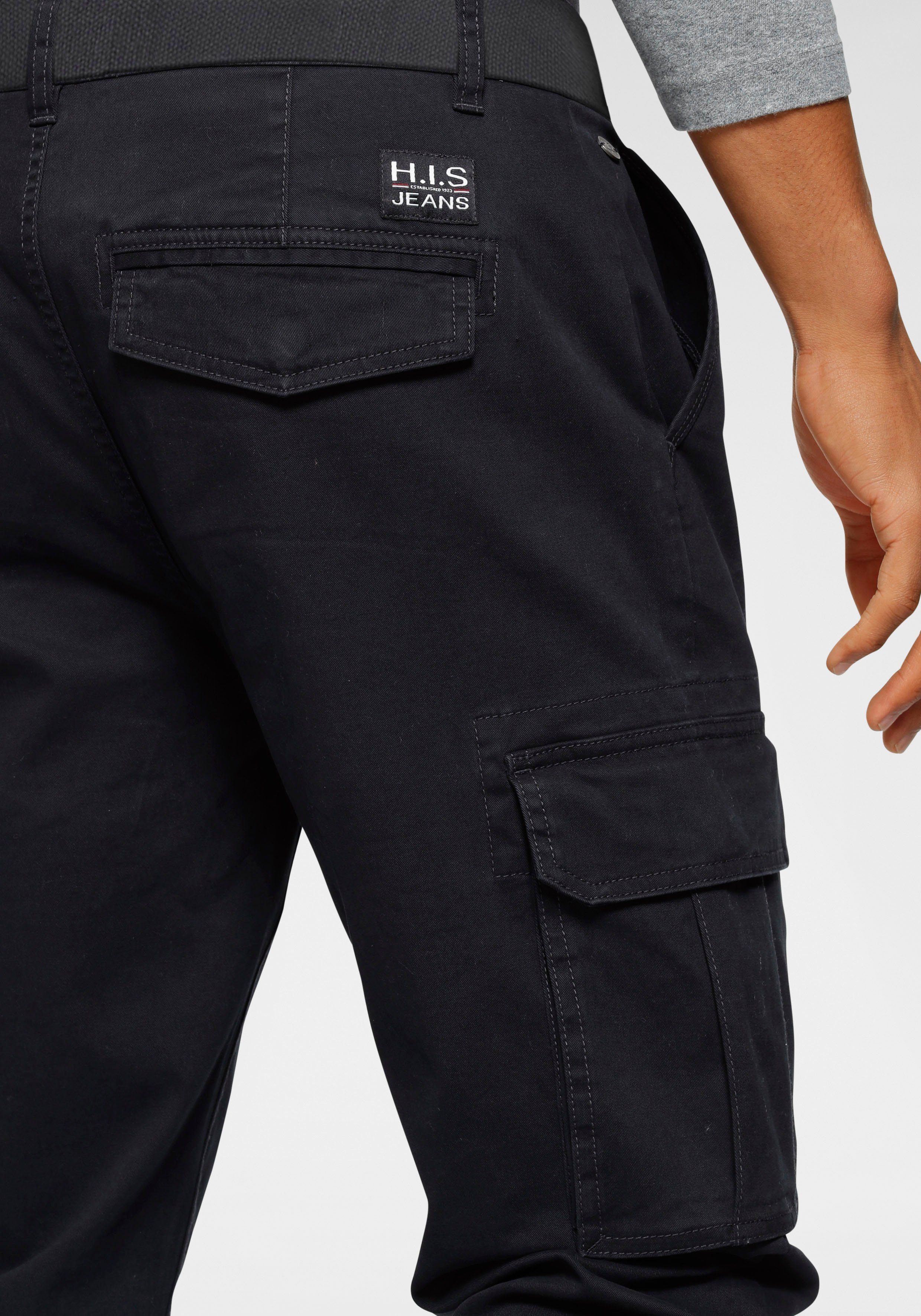 H.I.S Cargobroek (set, 2-delig, Met een afneembare riem)
