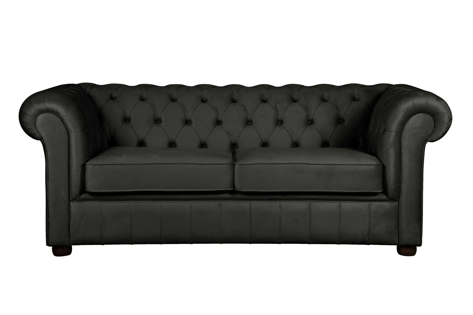 Home affaire 3-zitsbank CHARENTE, optionele slaapbank, Chesterfield-sofa, bedfunctie met edele knoopbevestiging en typische armleuningen, b/d/h 198/89/74 cm