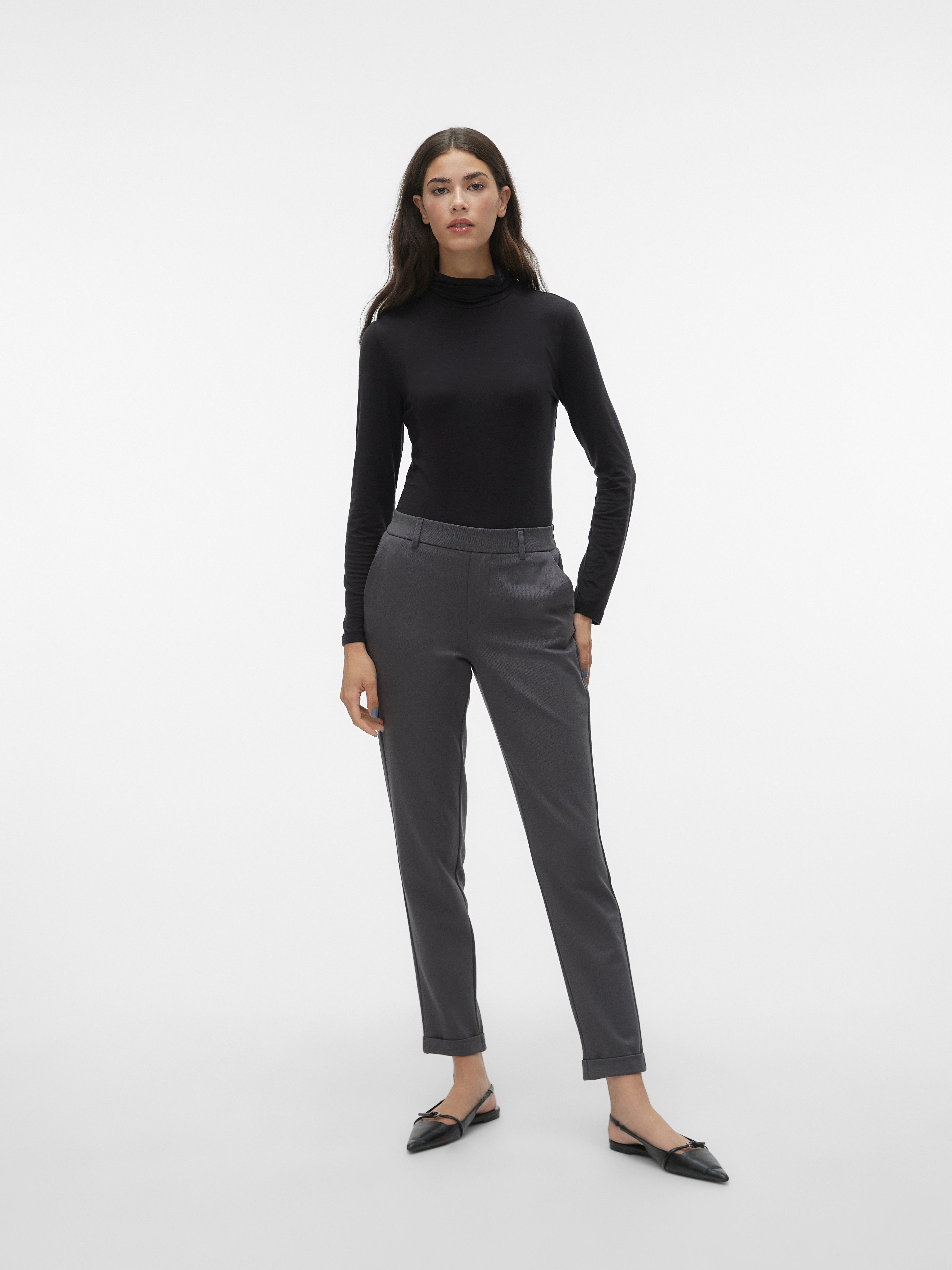 Vero Moda Pantalon VMMAYA MR LOOSE SOLID PANT NOOS