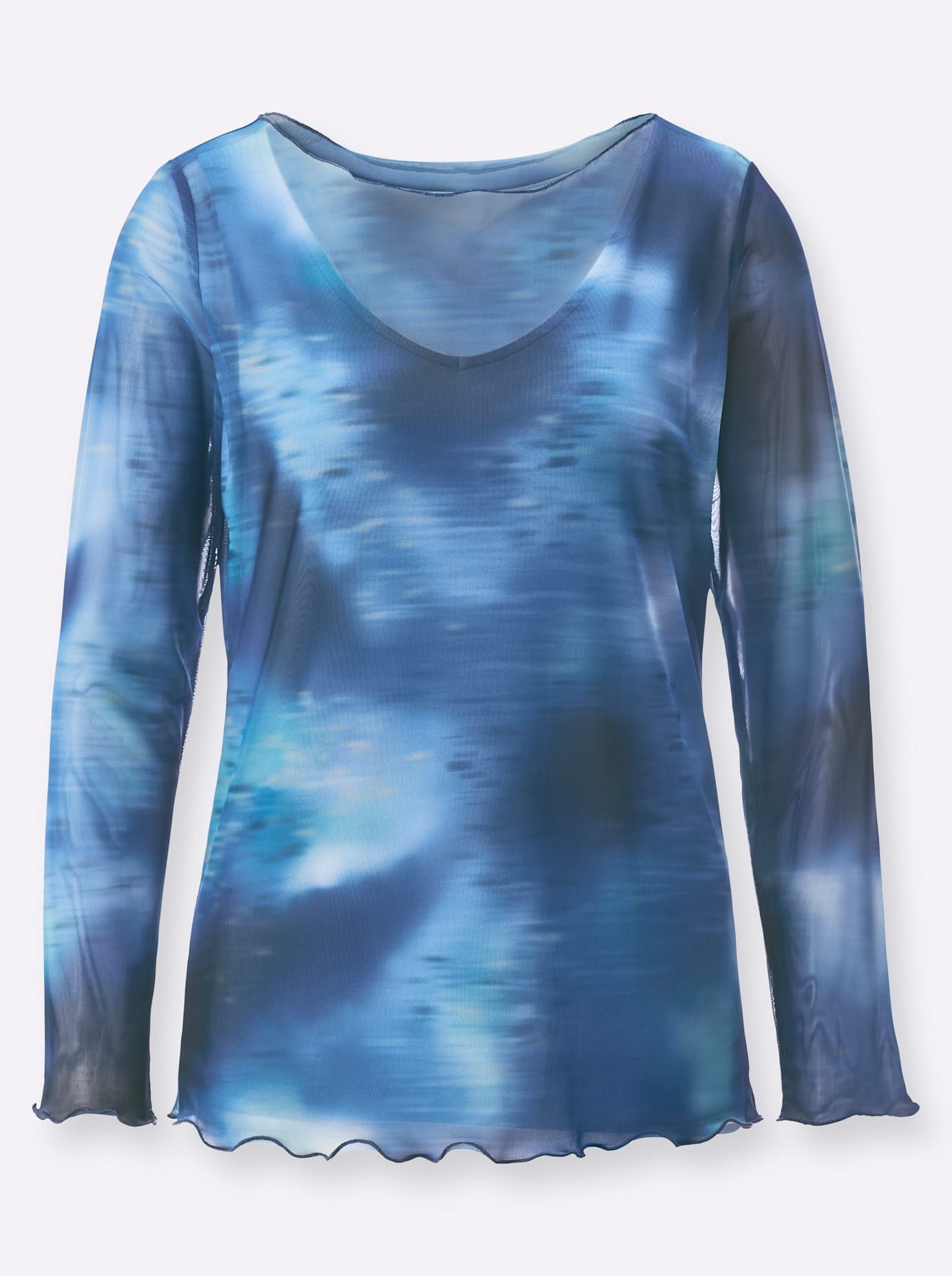 Creation L 2-in-1-shirt Mesh-shirt (1-delig)