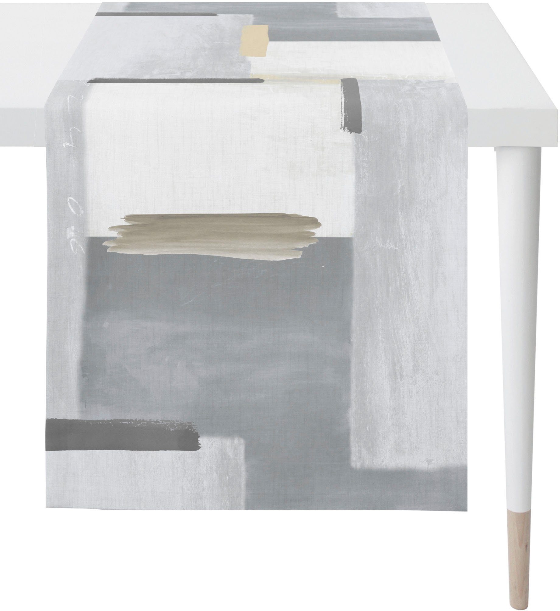 APELT Tafelloper Fisk, LOFT STYLE (1 stuk) tafelkleden grijs