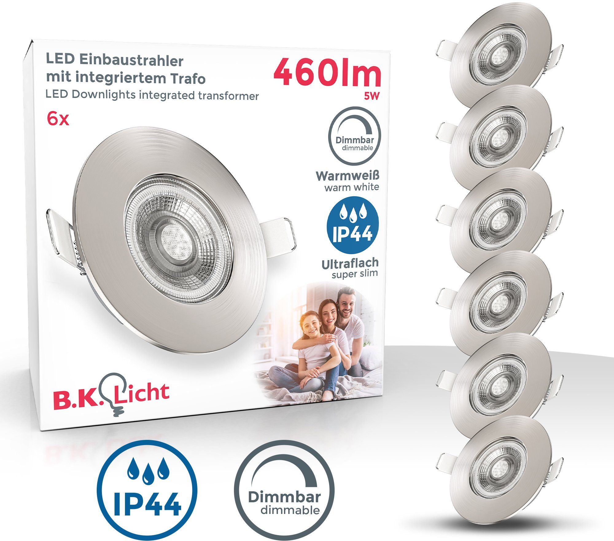 B.K.Licht Led-inbouwlamp