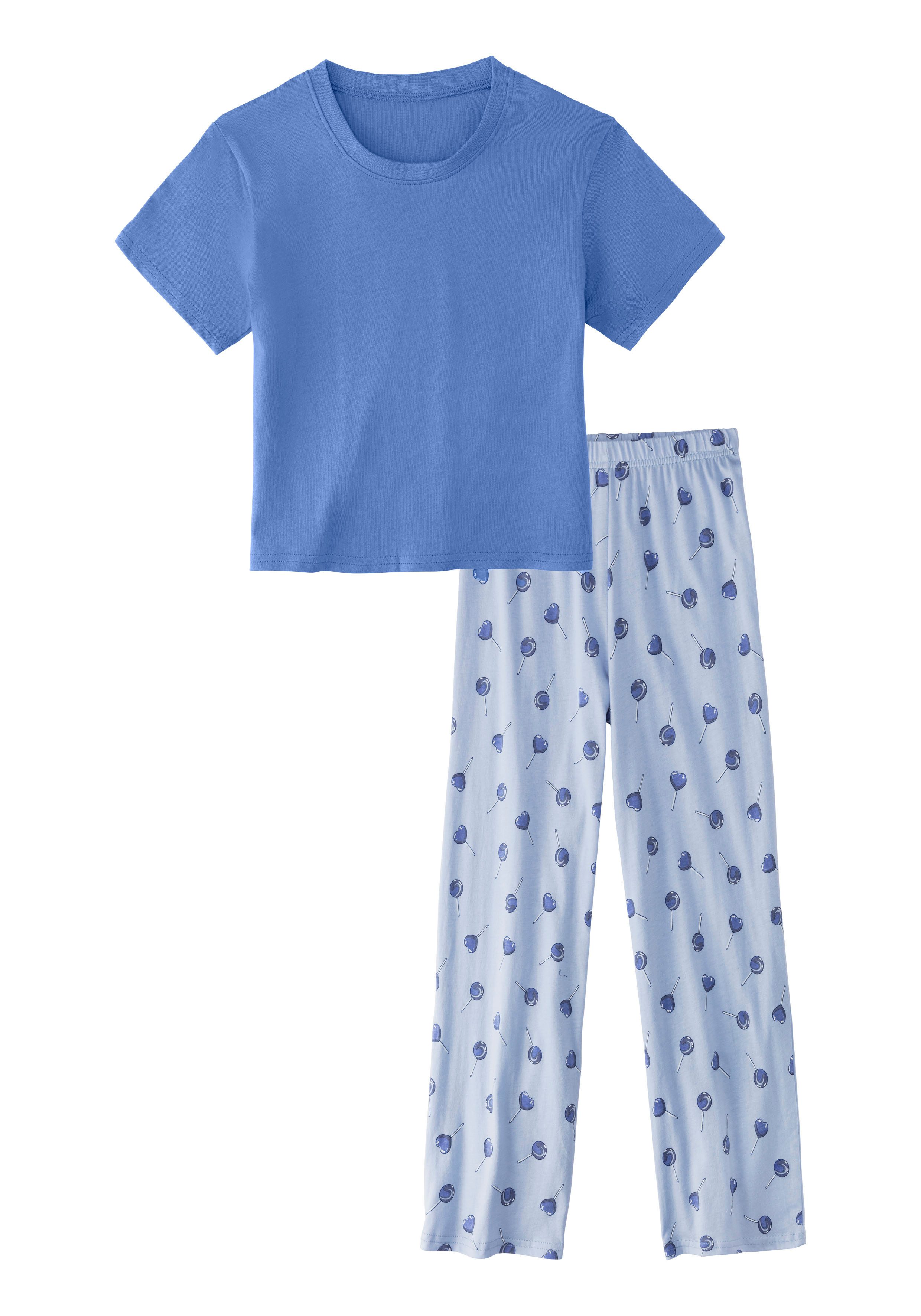 Buffalo Pyjama broek in ruime vorm bedrukt met lolly’s (set, 2-delig, 1 stuk)