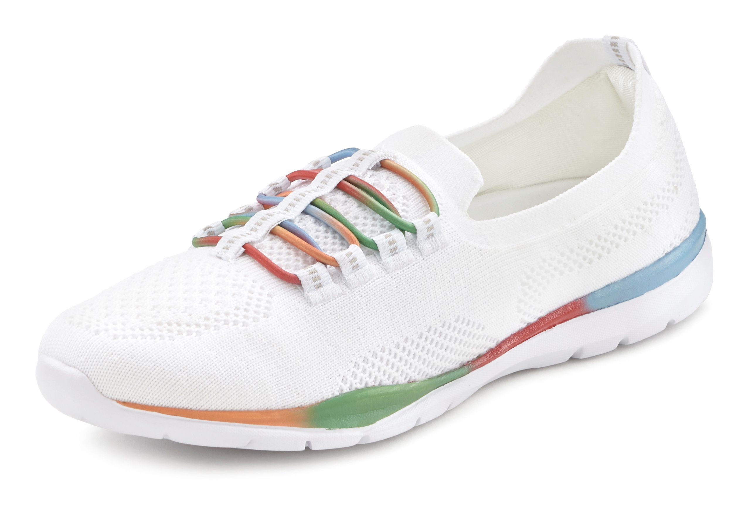 Lascana Sneakers Slippers, lage schoenen, om in te schieten, licht meshmateriaal VEGAN