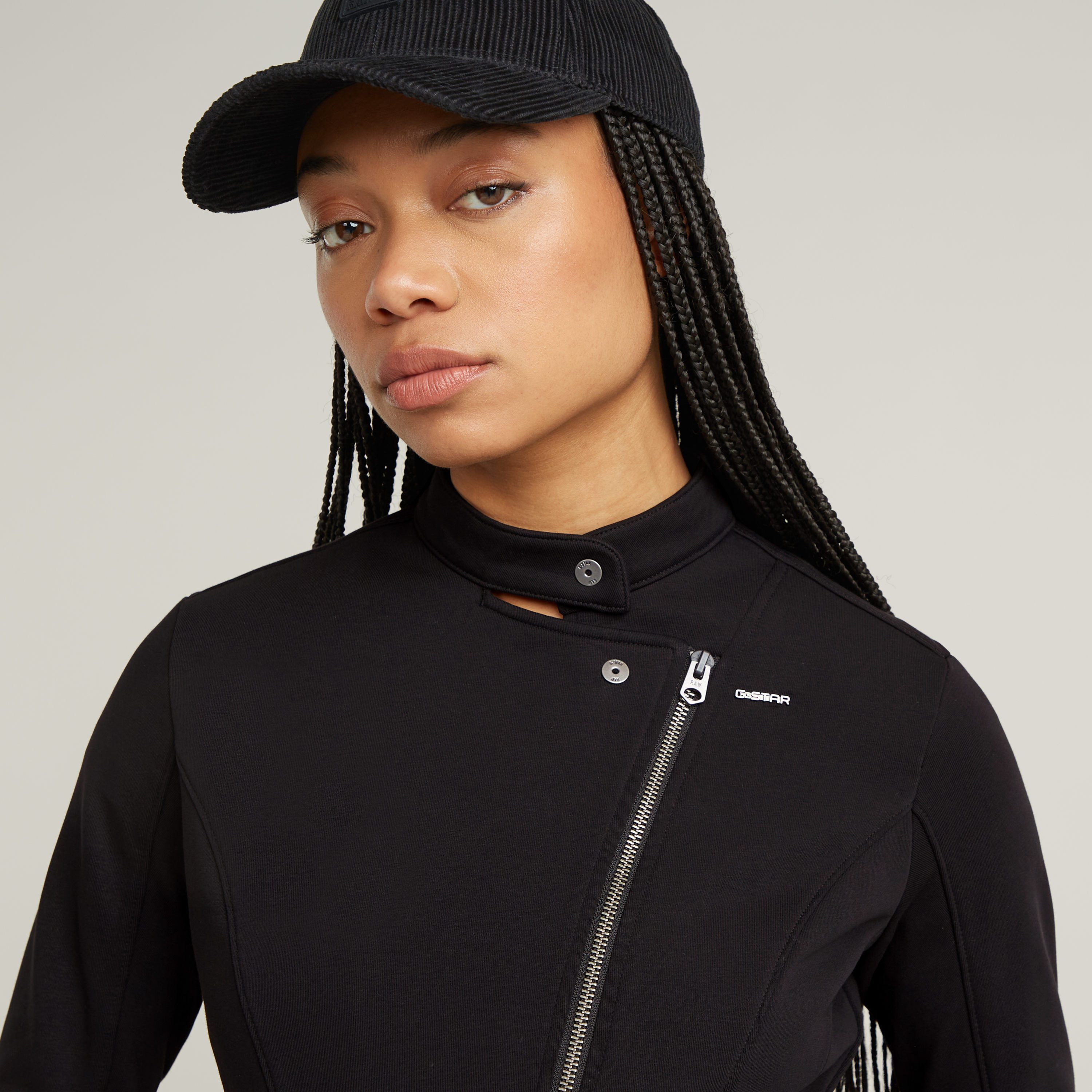 G-Star RAW Sweatvest Biker Slim Jacket