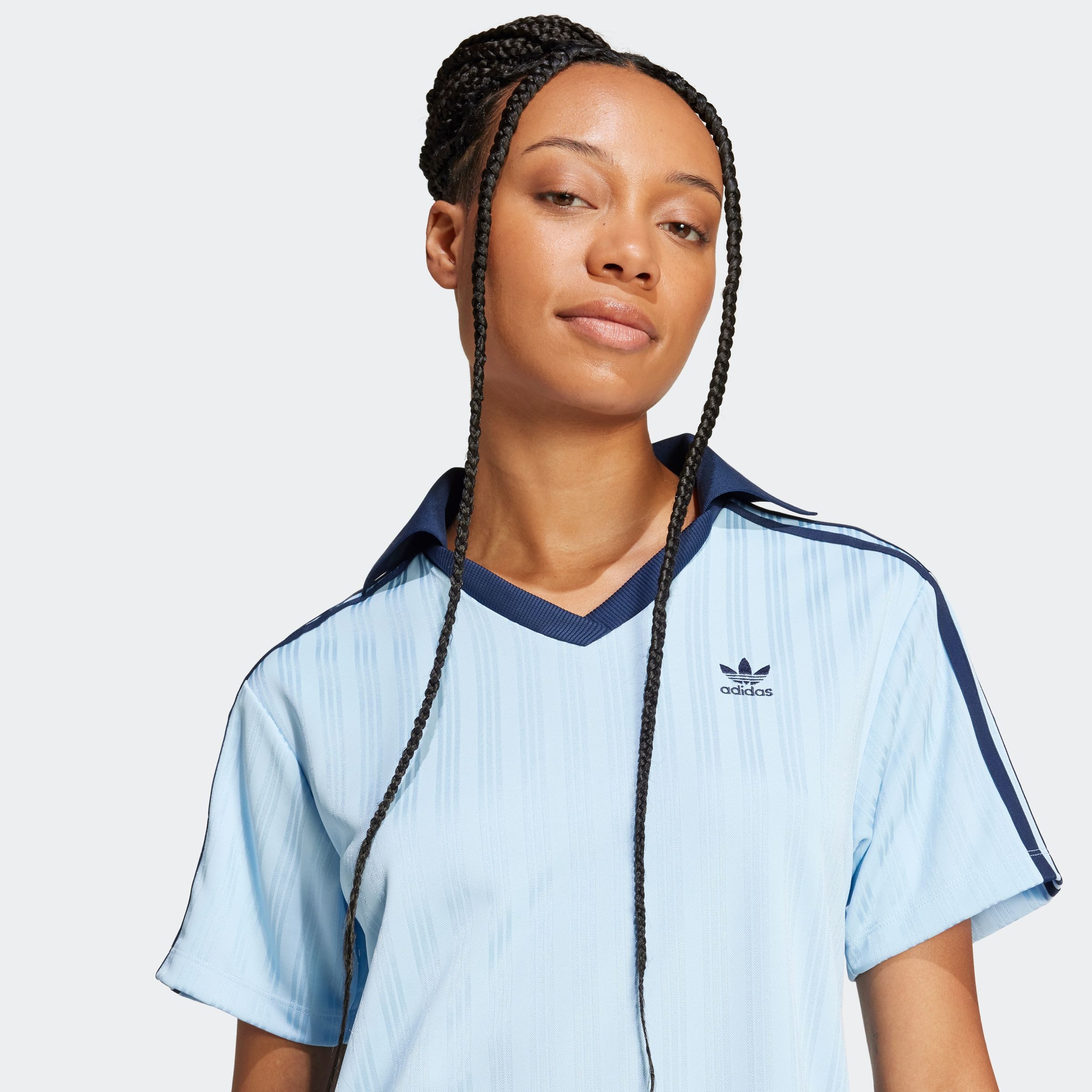 adidas Originals Shirtjurk V-NECK SS DRESS (1-delig)